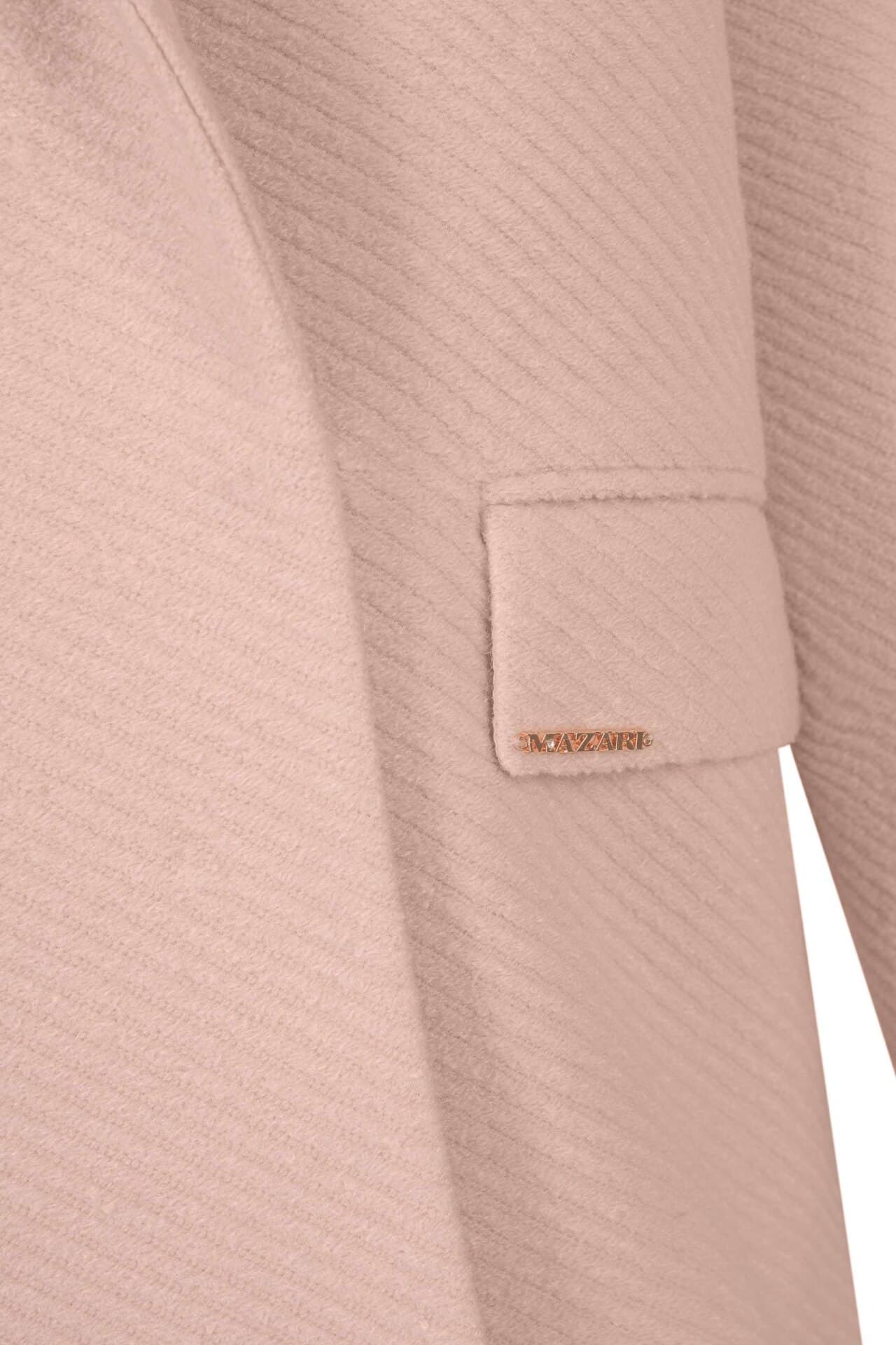 полупальто из фактурной шерсти