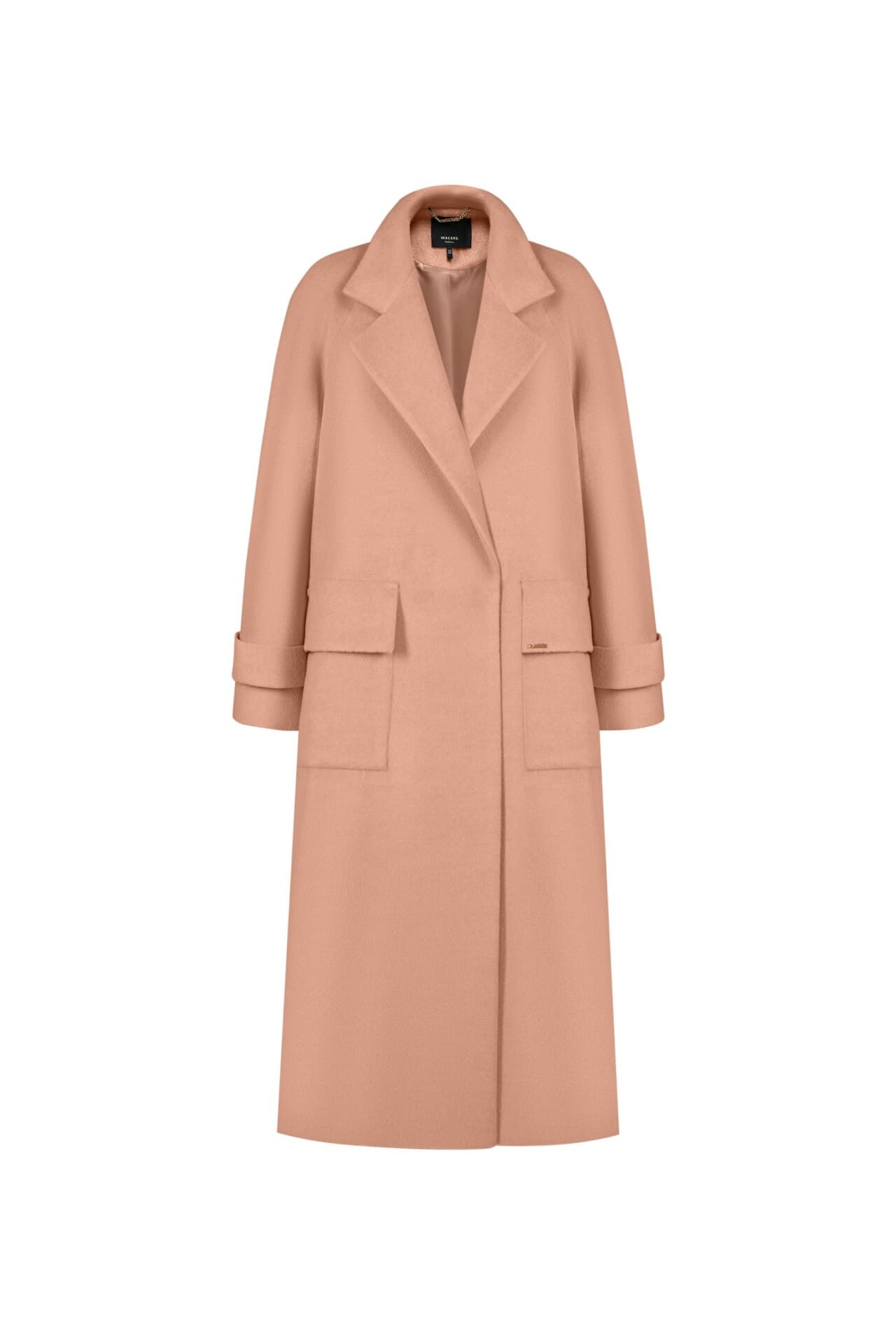 пальто-трапеция длины макси