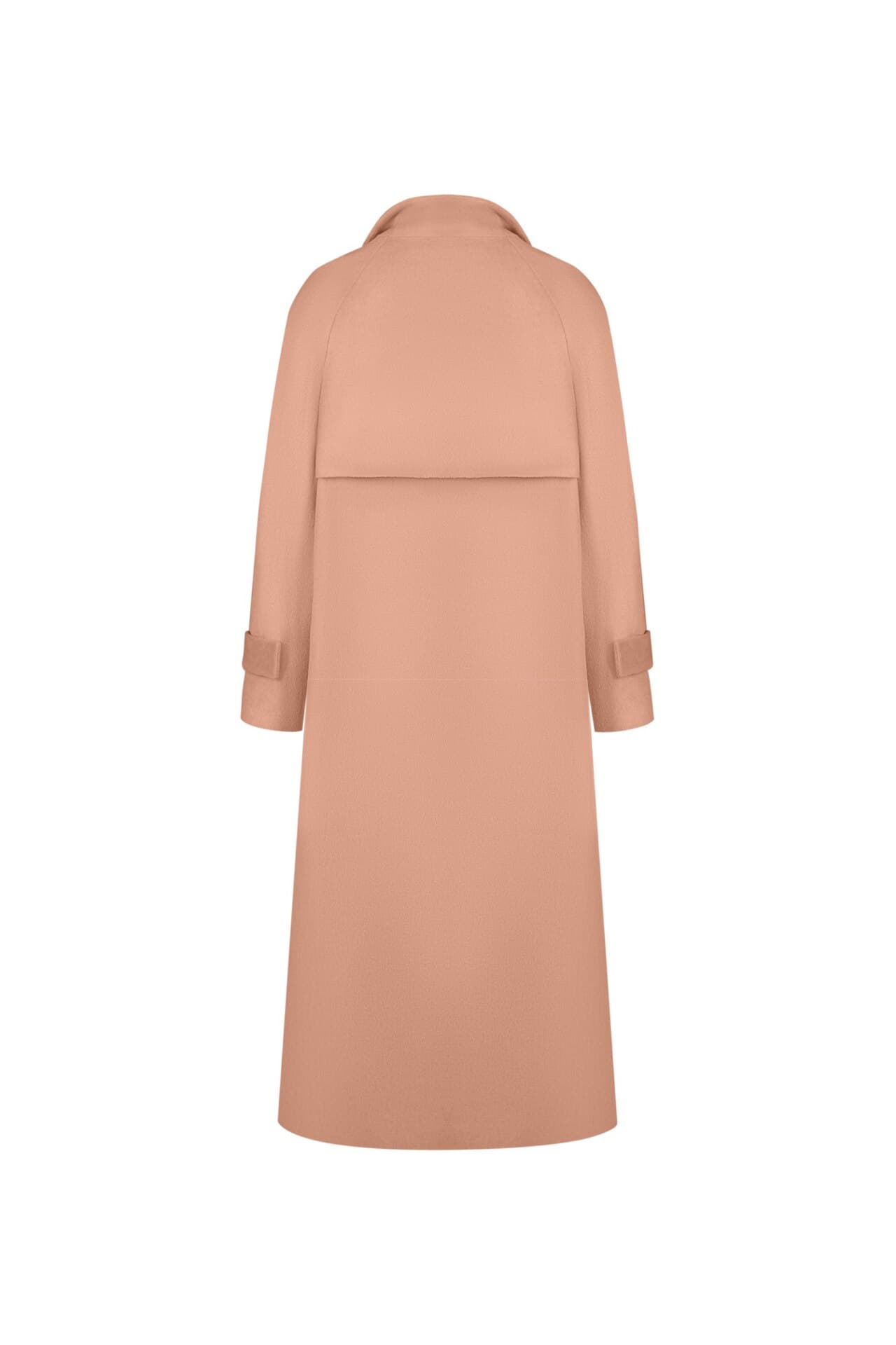 пальто-трапеция длины макси