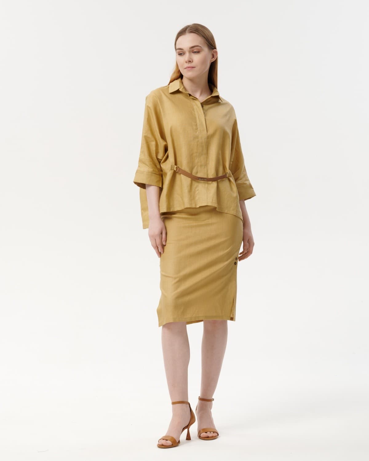 костюм из натурального льна