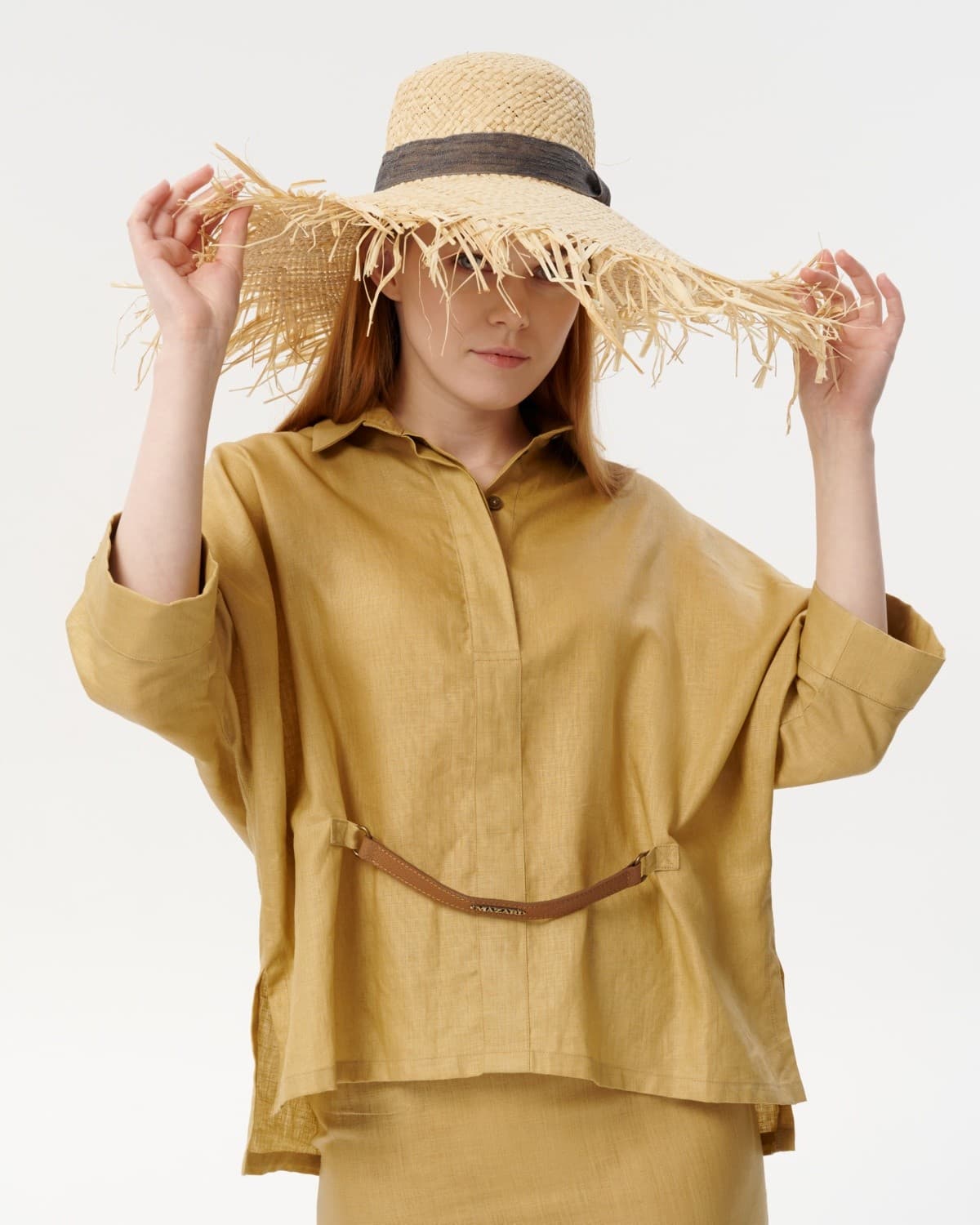 костюм из натурального льна