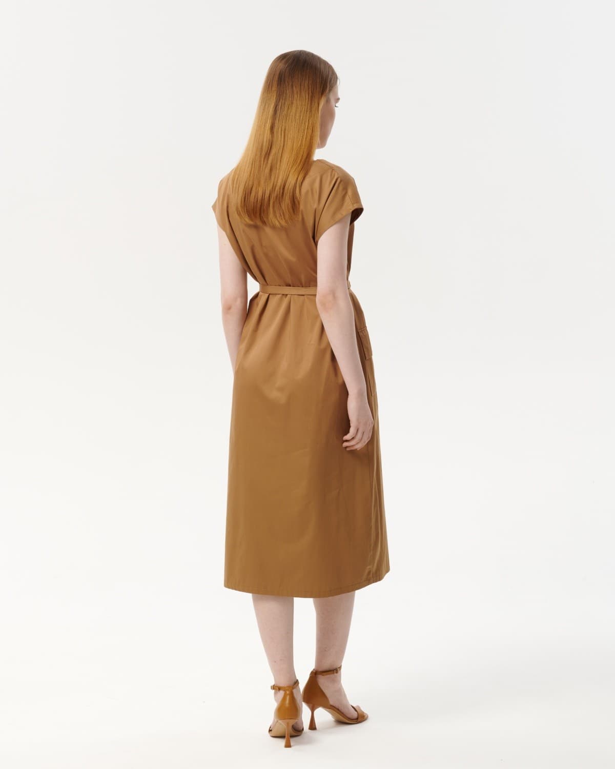 платье из смесового хлопка