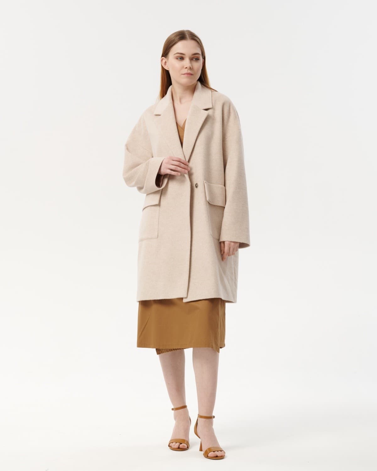 полупальто из премиальной шерсти