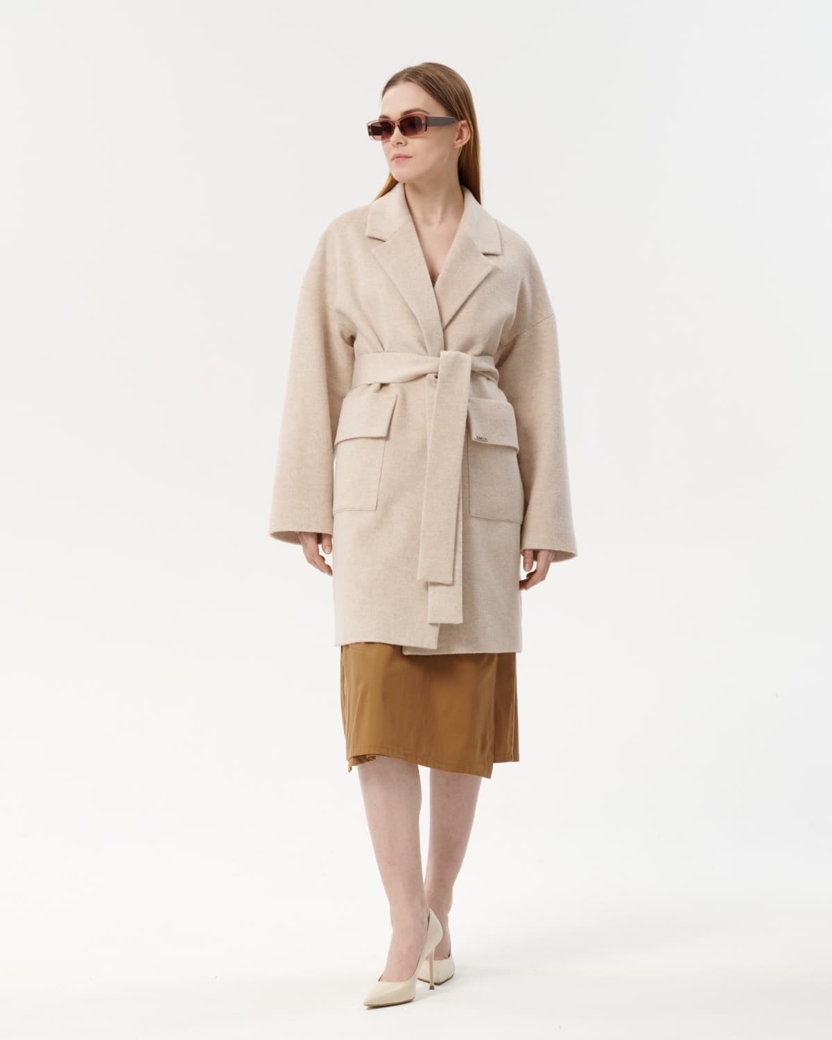 полупальто из премиальной шерсти