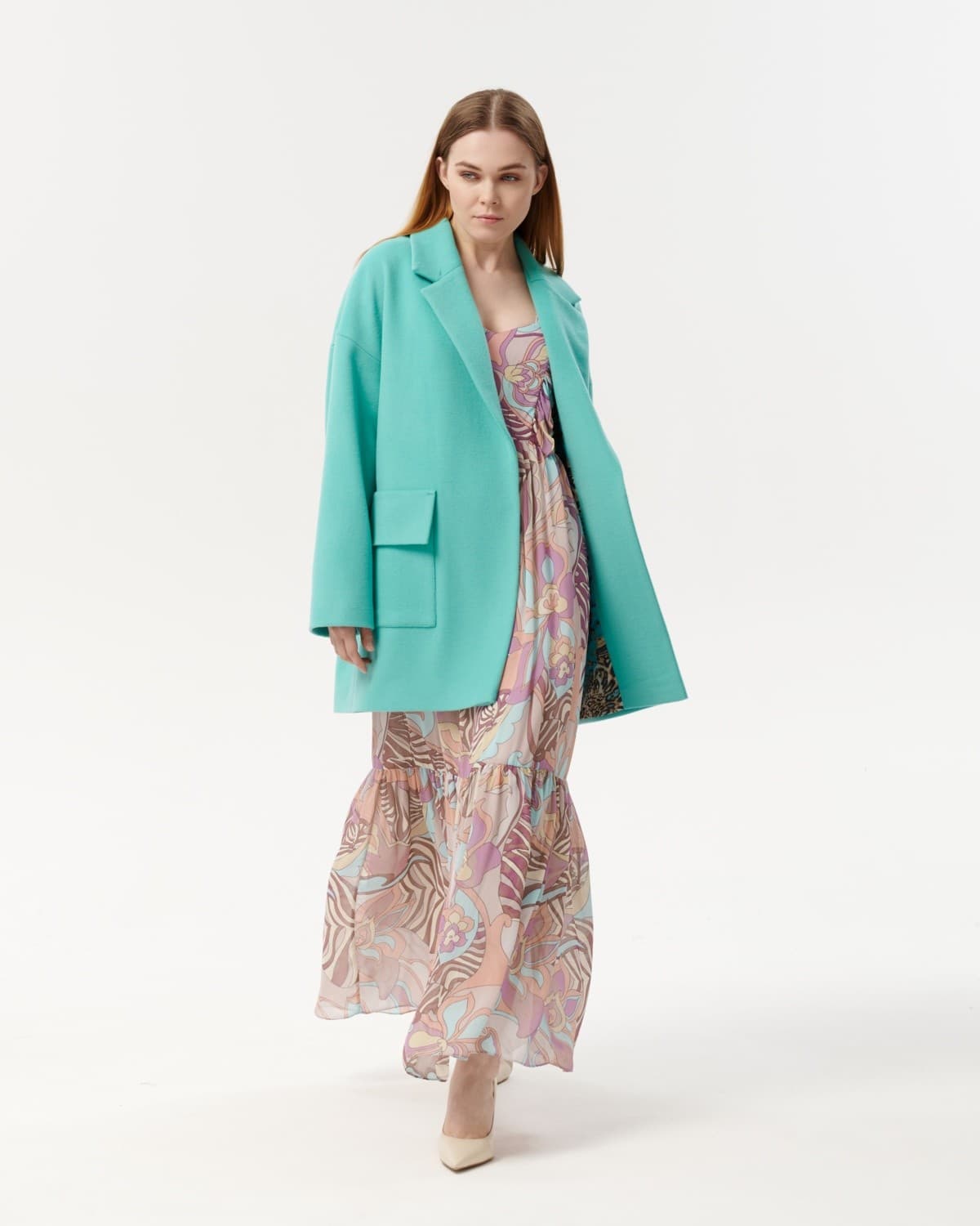 полупальто из премиальной шерсти