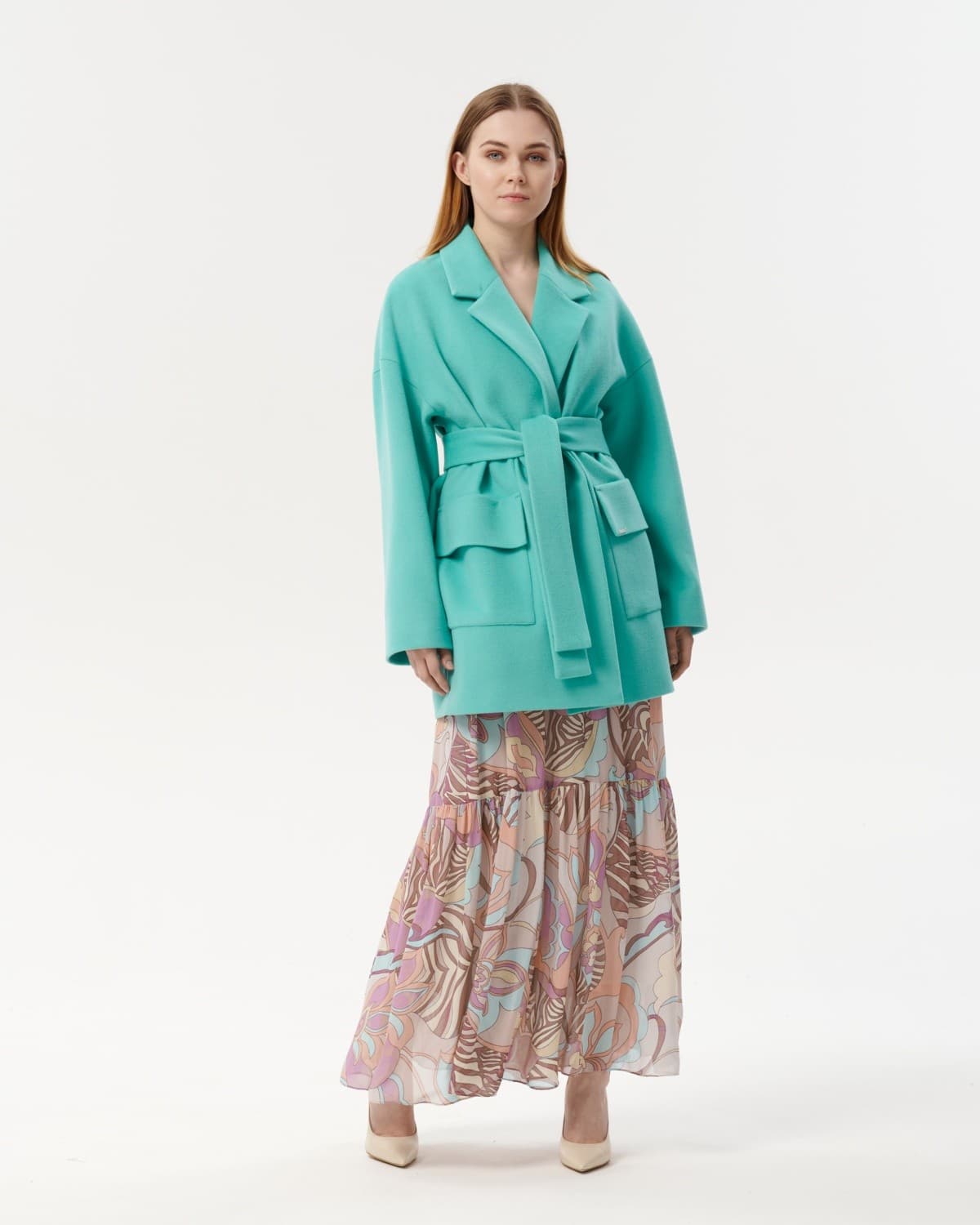 полупальто из премиальной шерсти