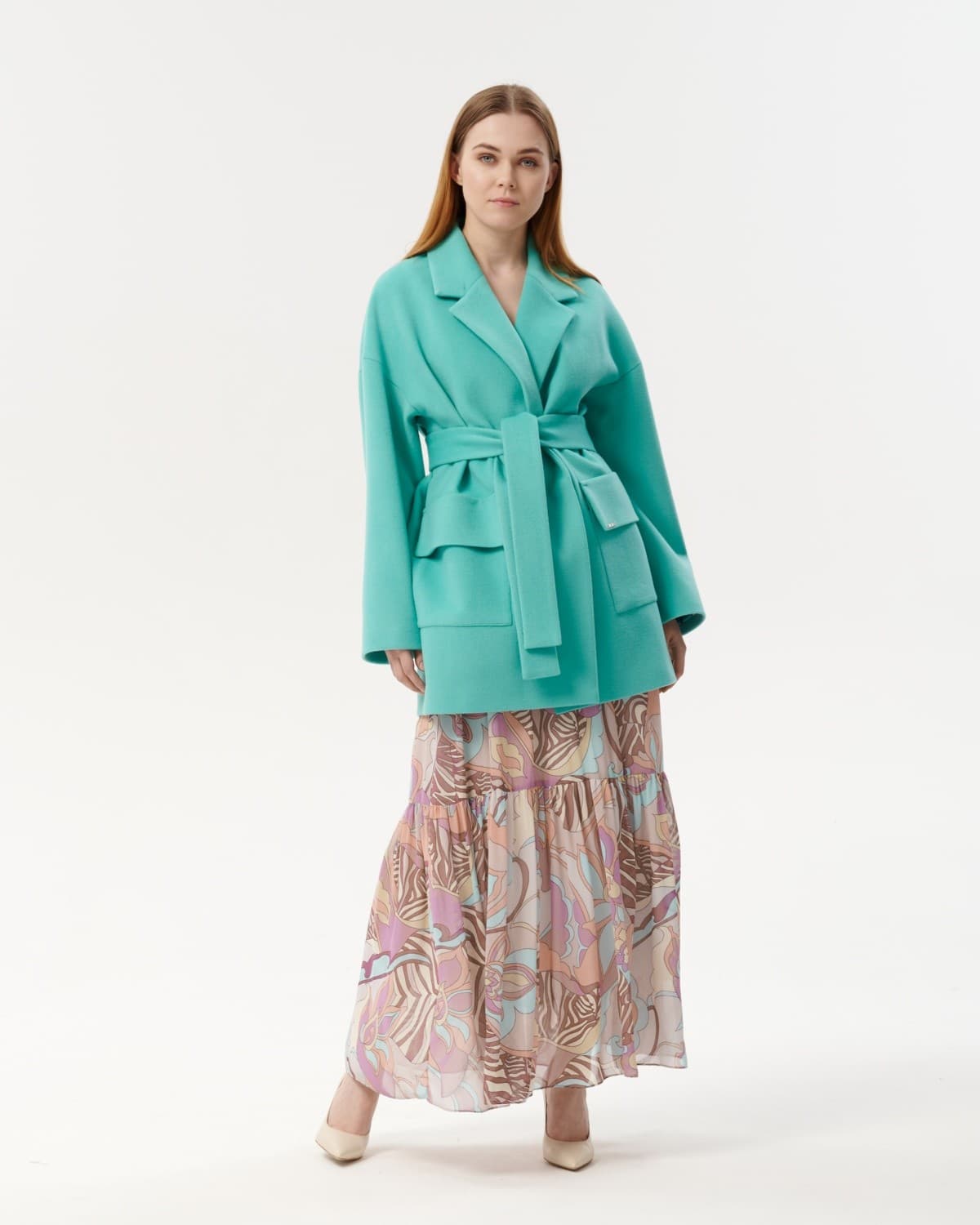 полупальто из премиальной шерсти