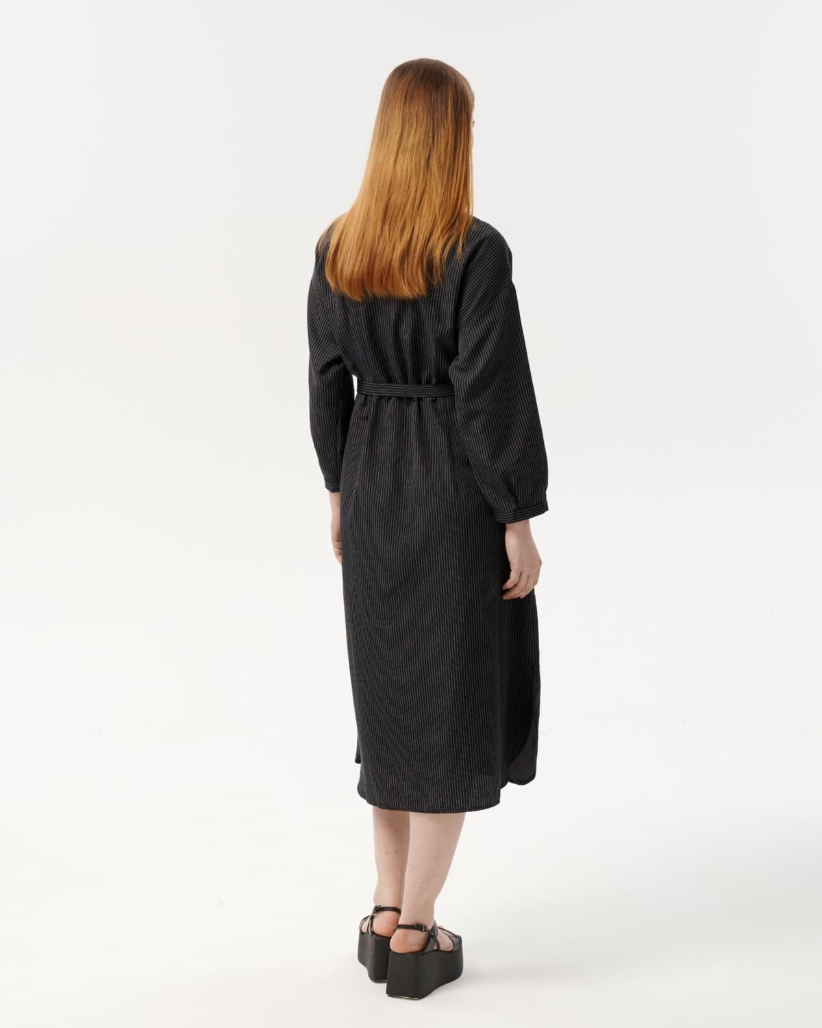 платье в полоску