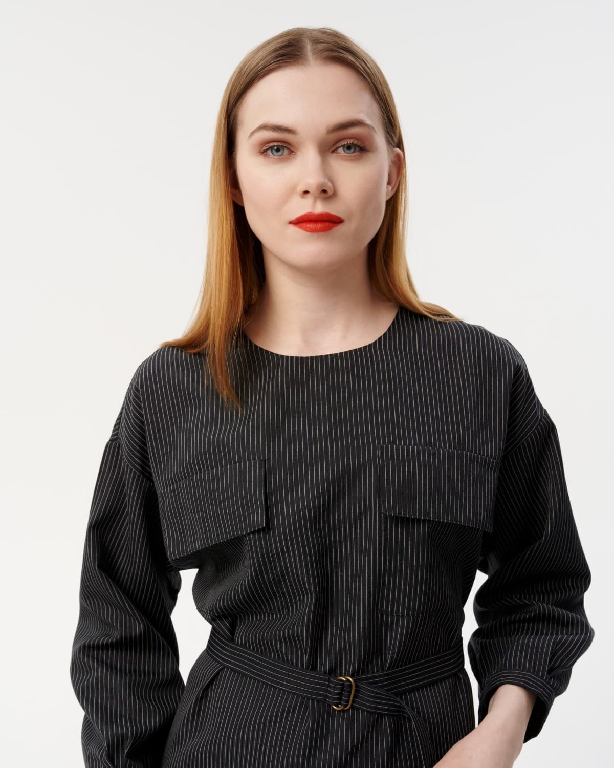 платье в полоску