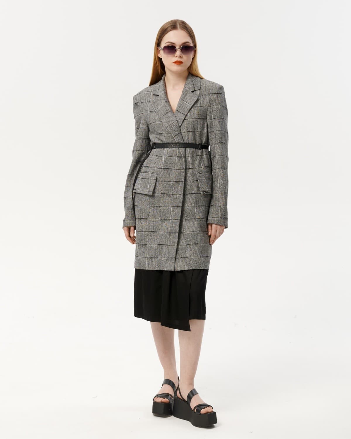 удлиненный жакет