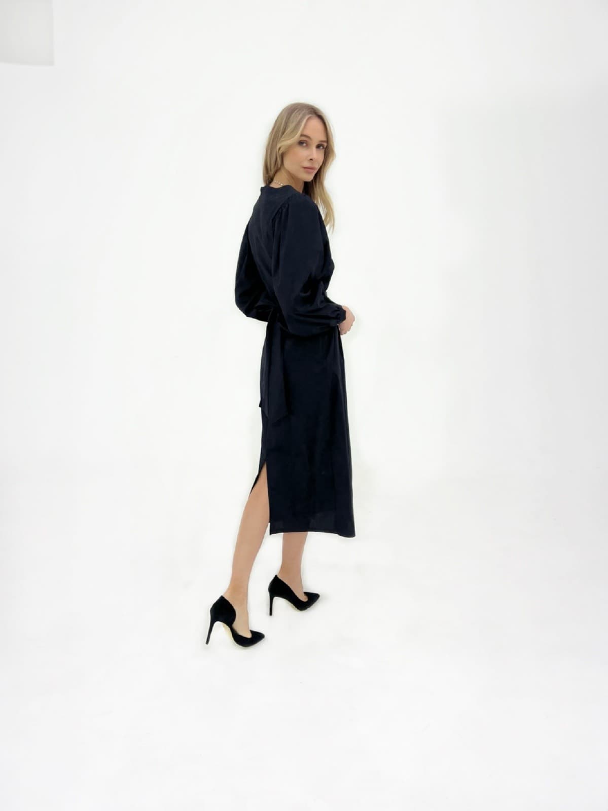 элегантное платье миди