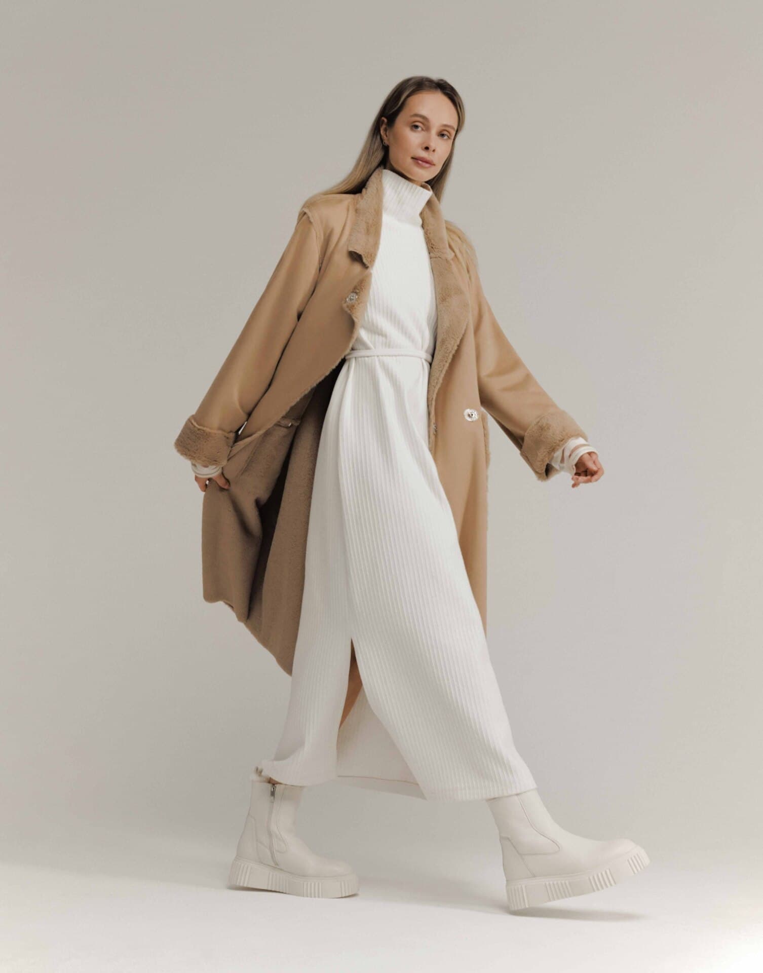 двусторонняя дубленка