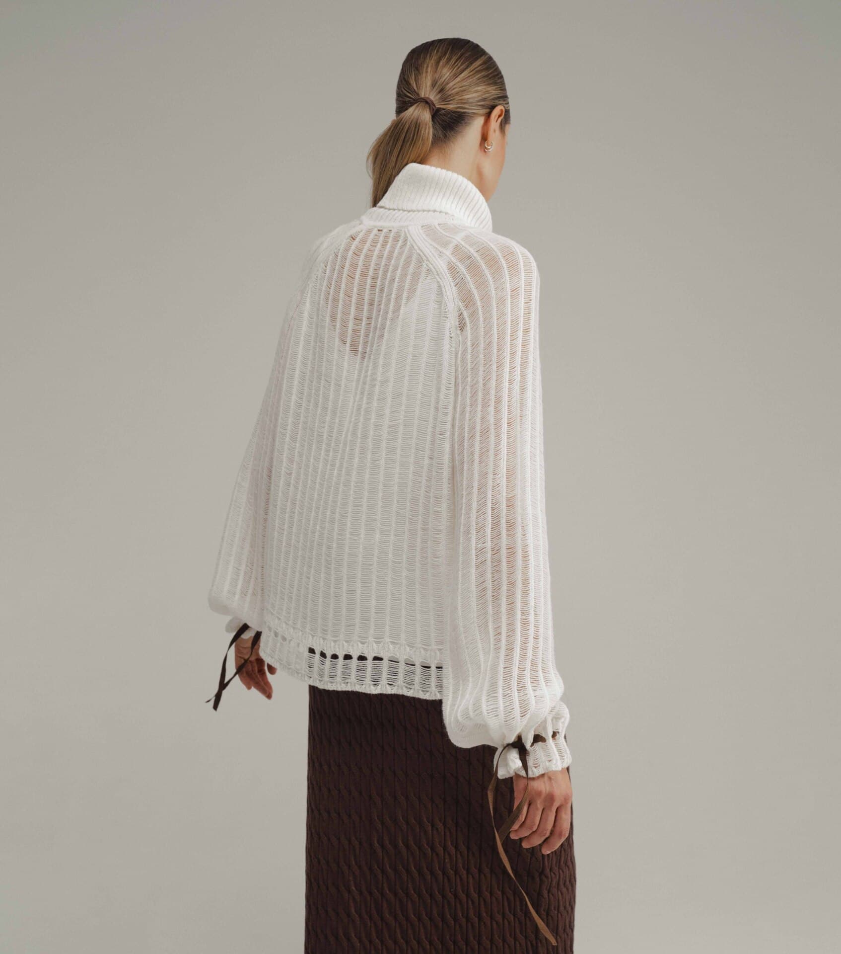 ажурный свитер