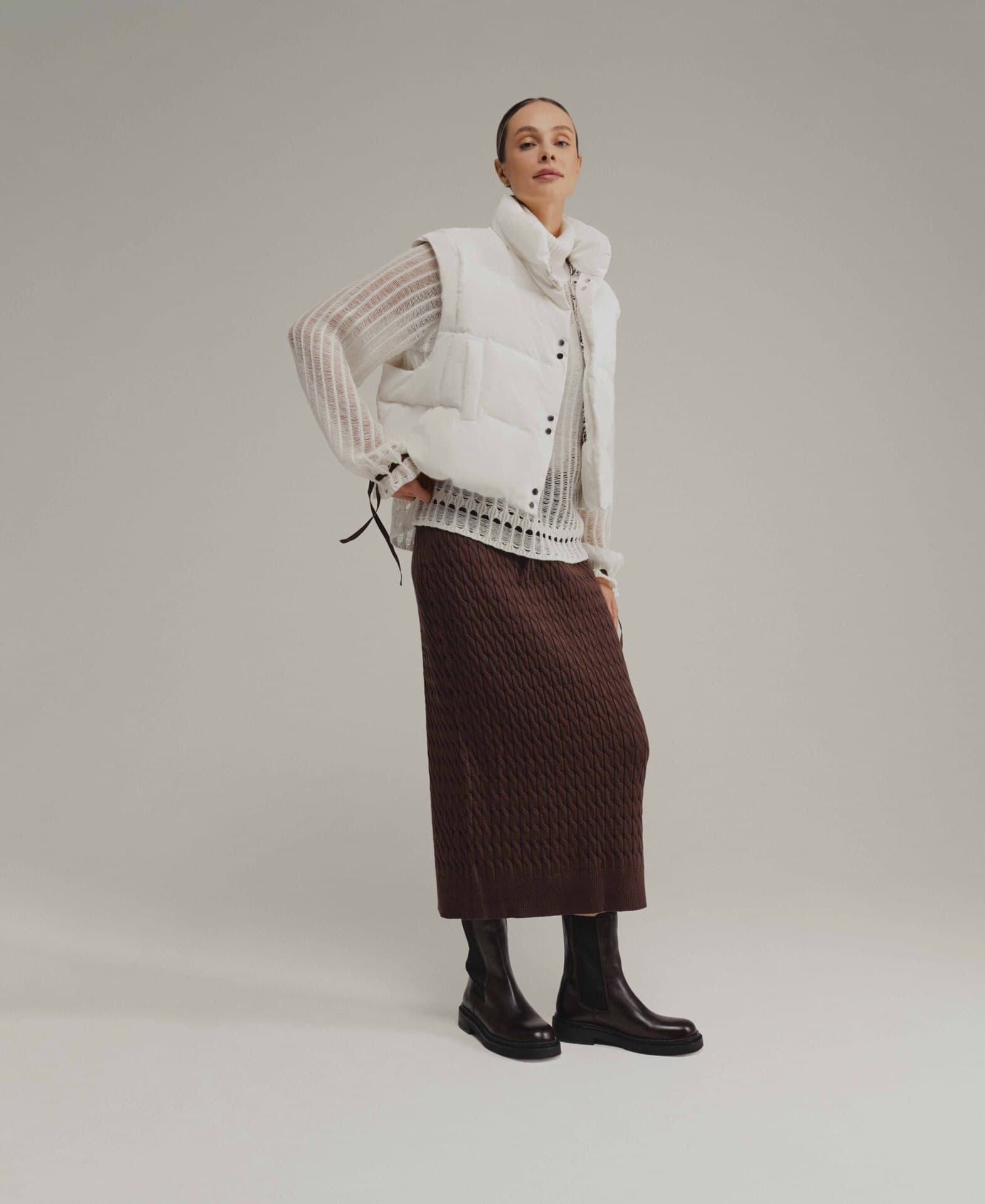 ажурный свитер