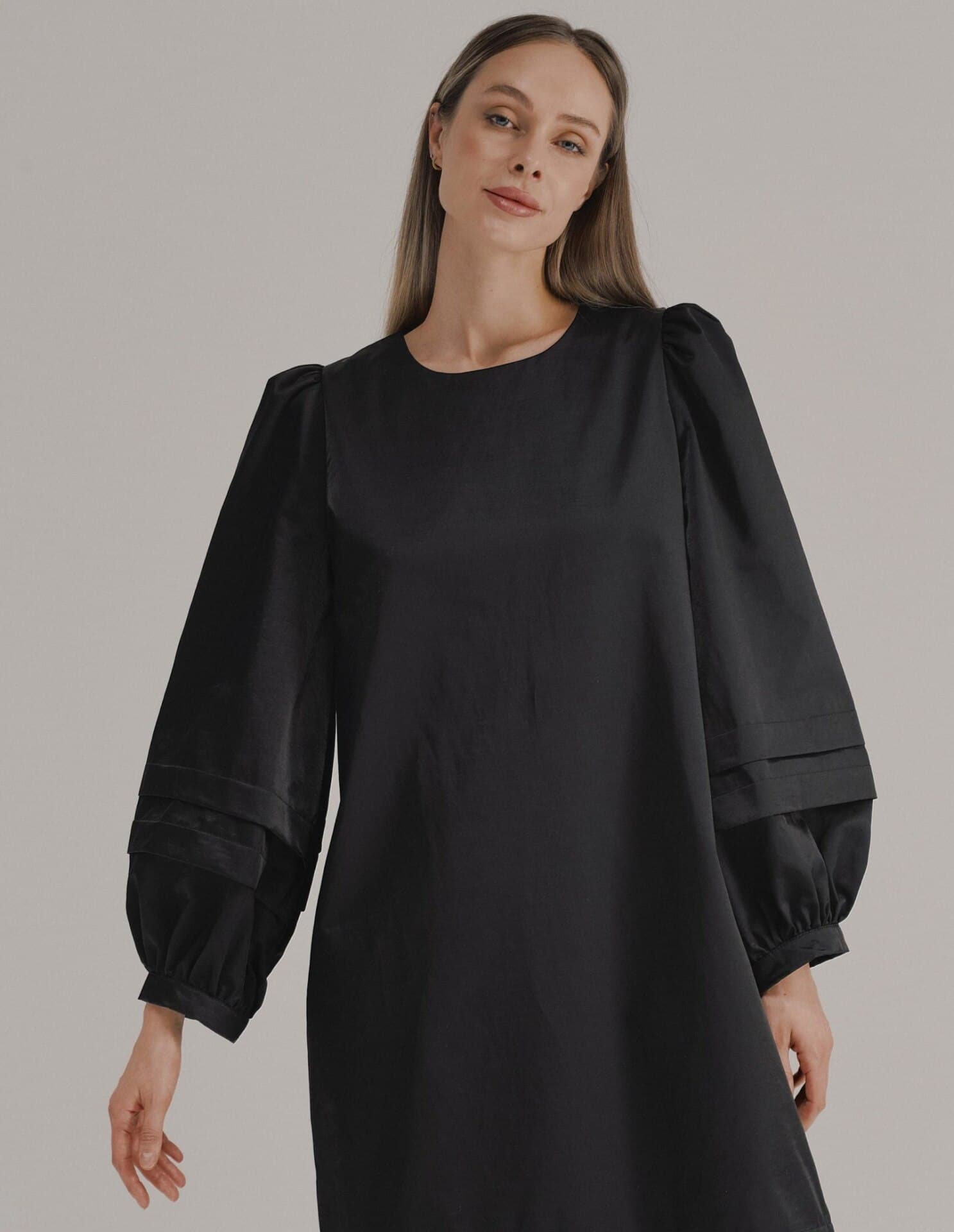 минималистичное платье миди