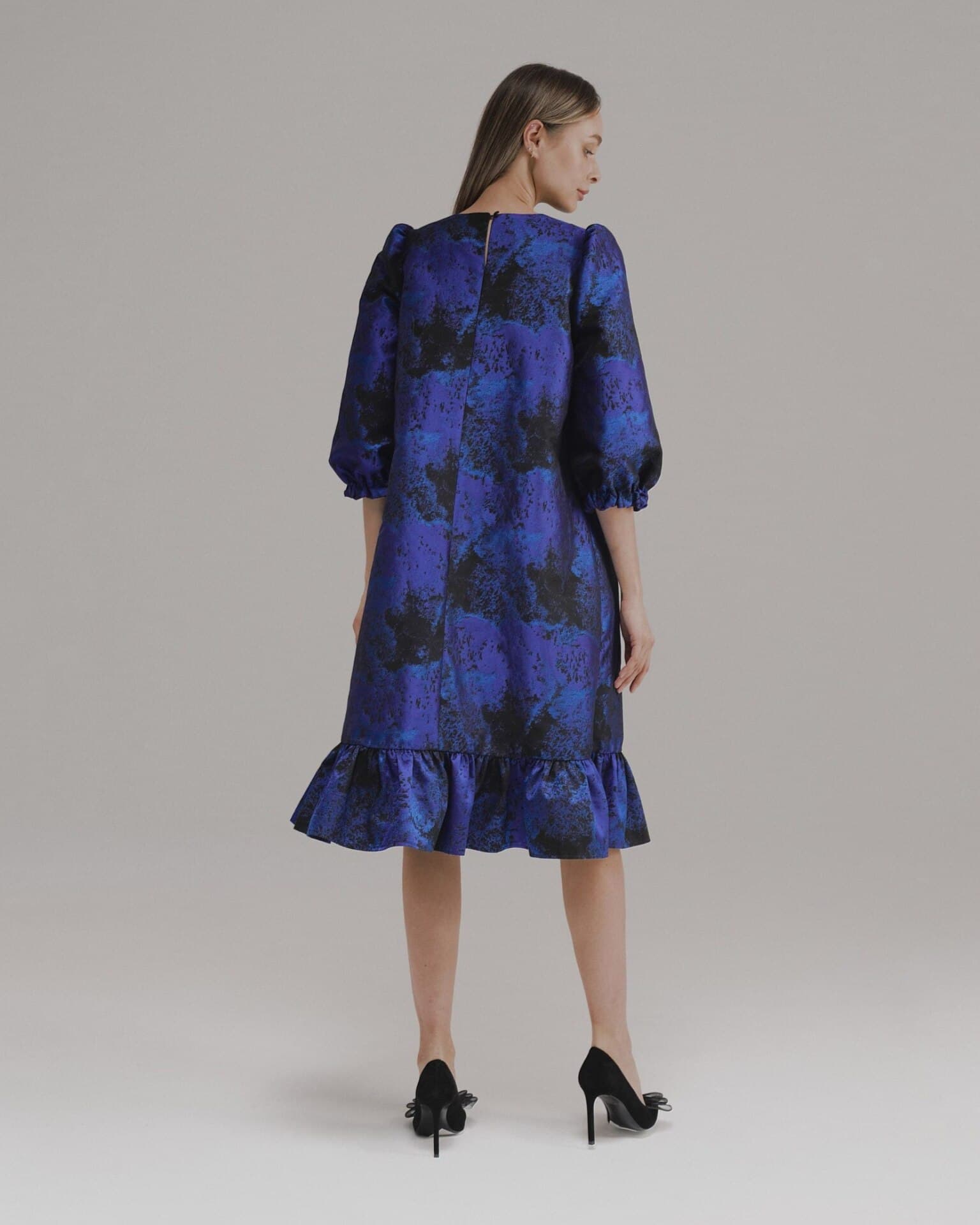 вечернее платье а-силуэта