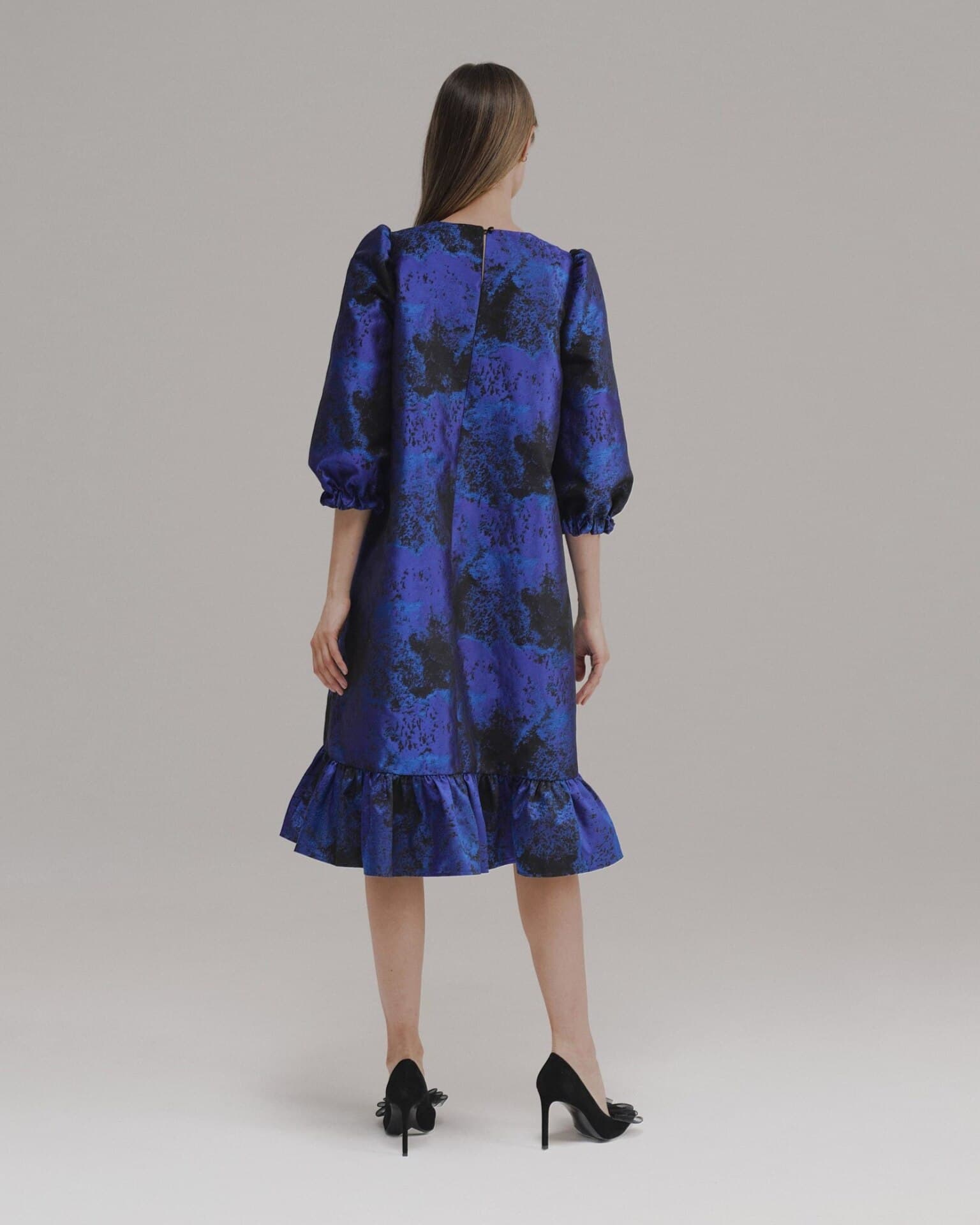 вечернее платье а-силуэта