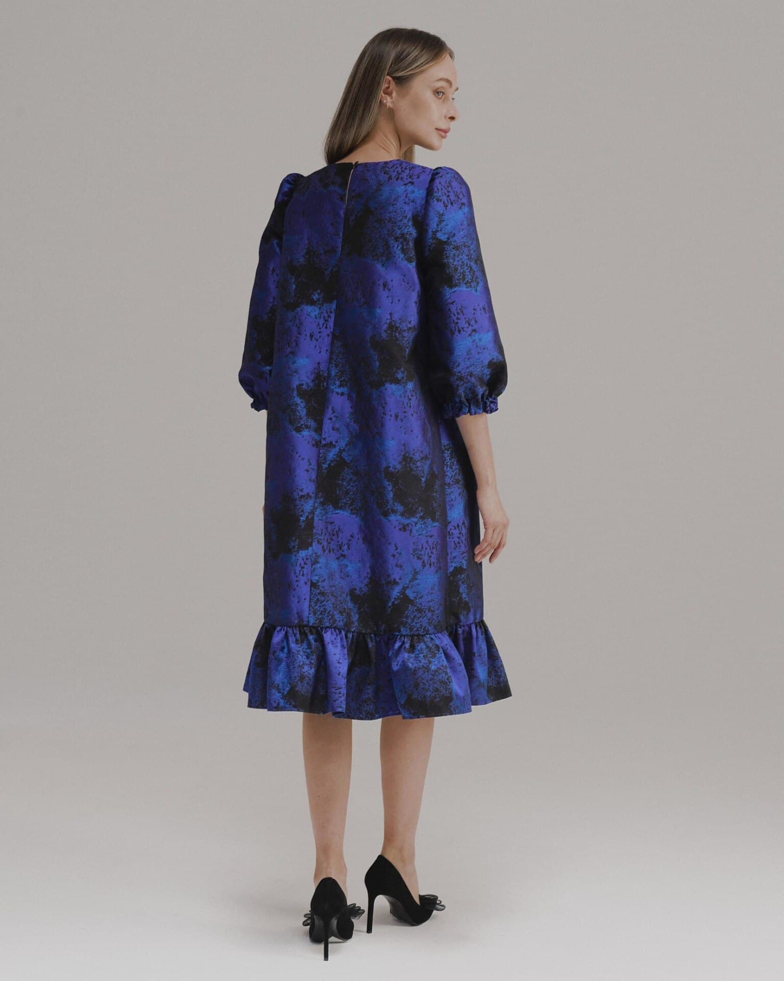 вечернее платье а-силуэта