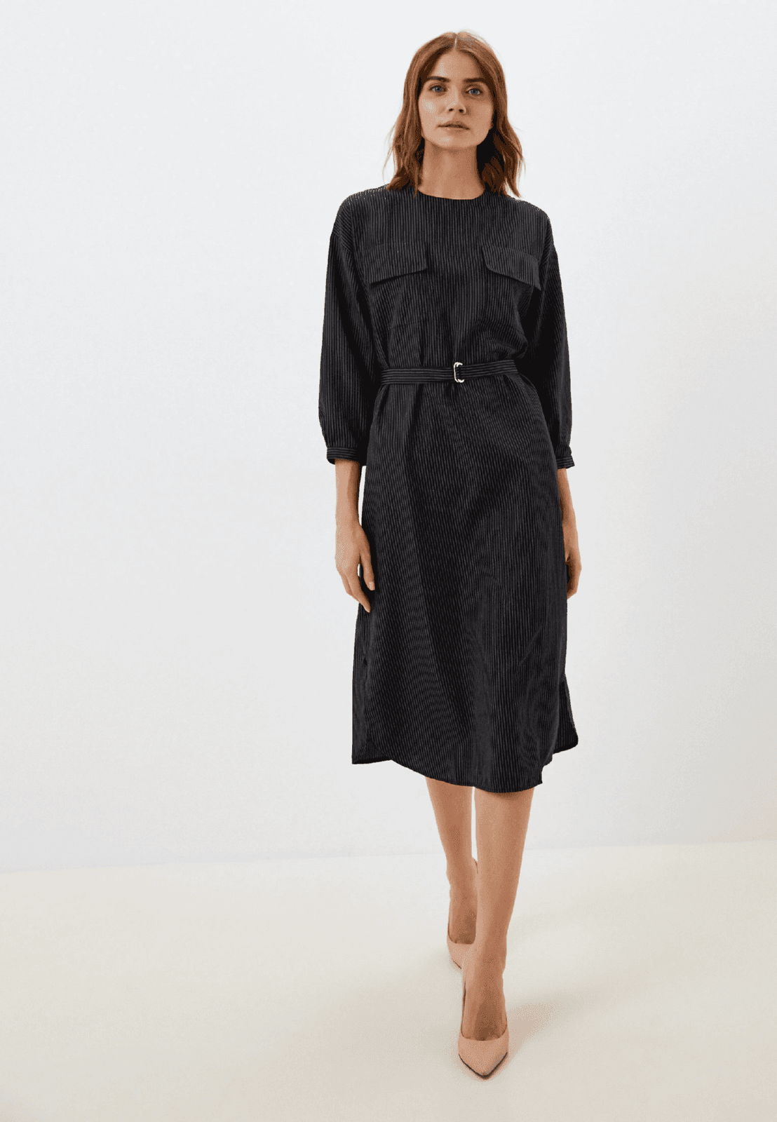 платье в полоску