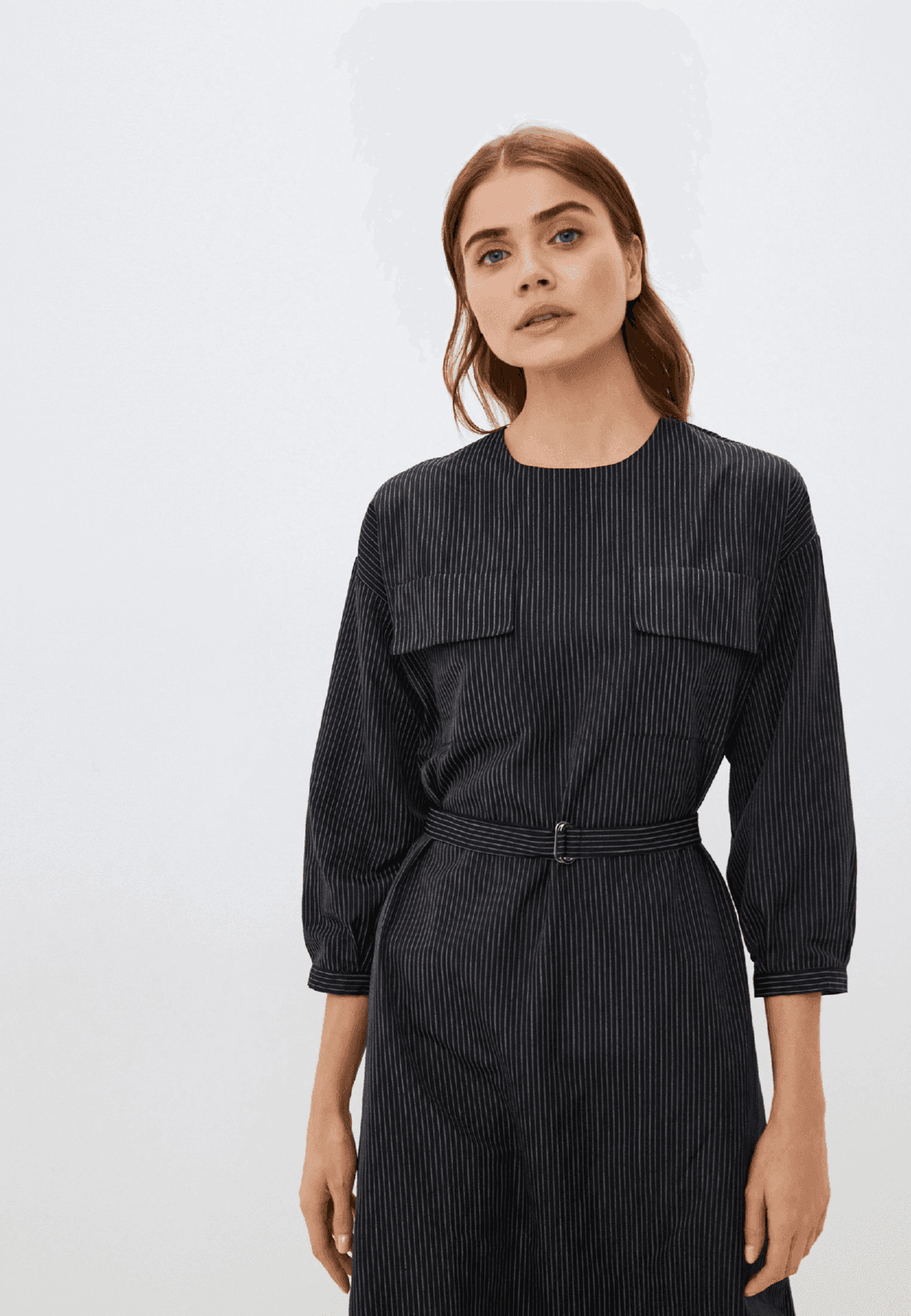 платье в полоску