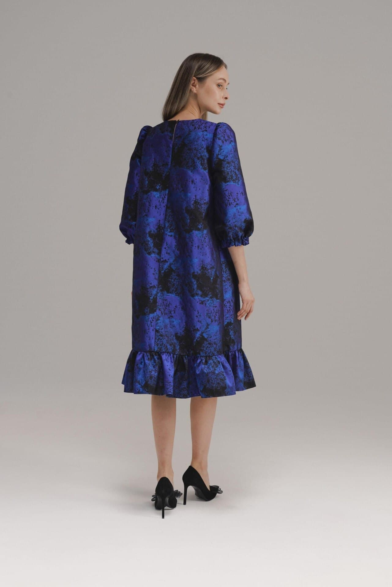 вечернее платье а-силуэта