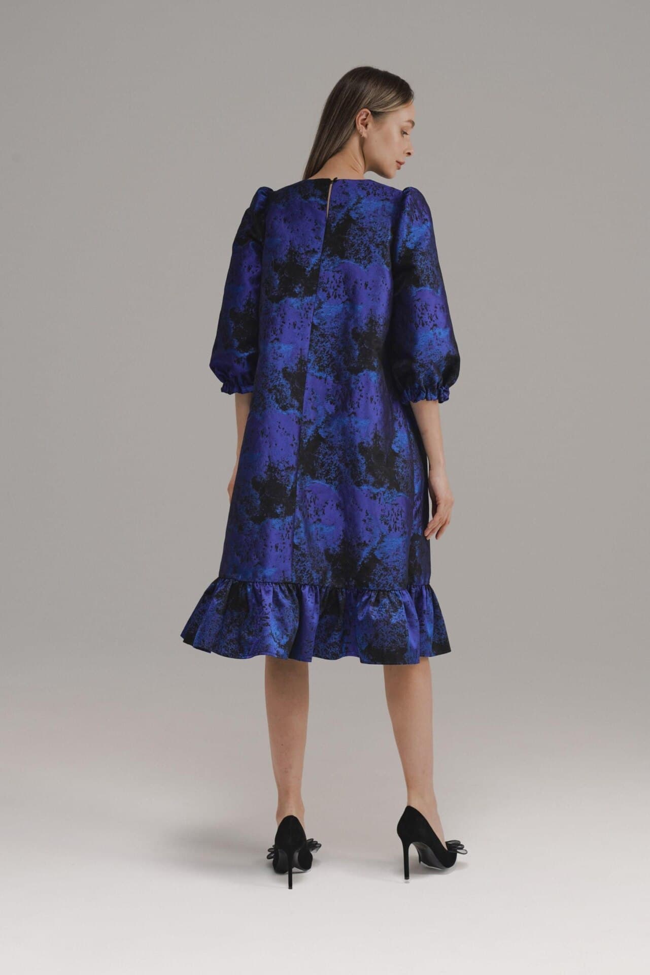 вечернее платье а-силуэта