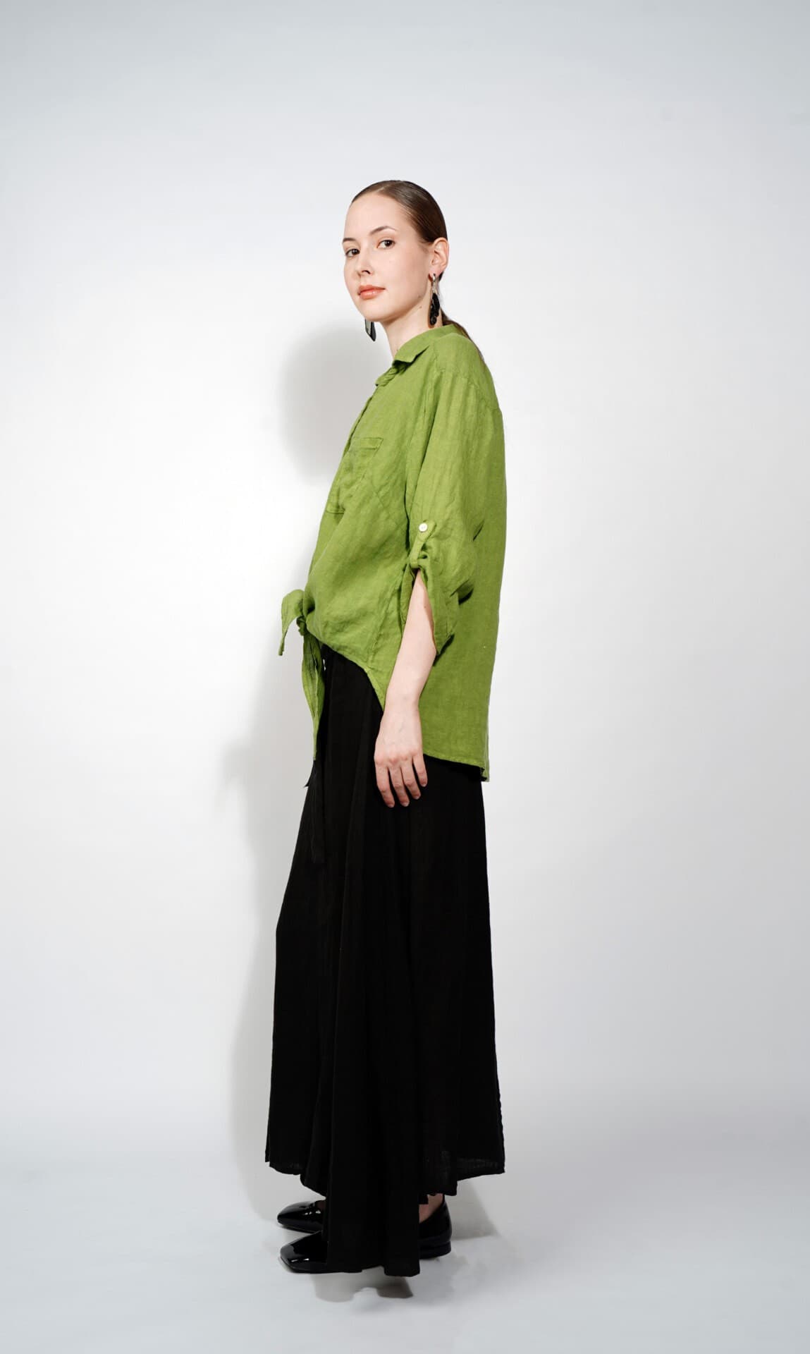 льняная юбка