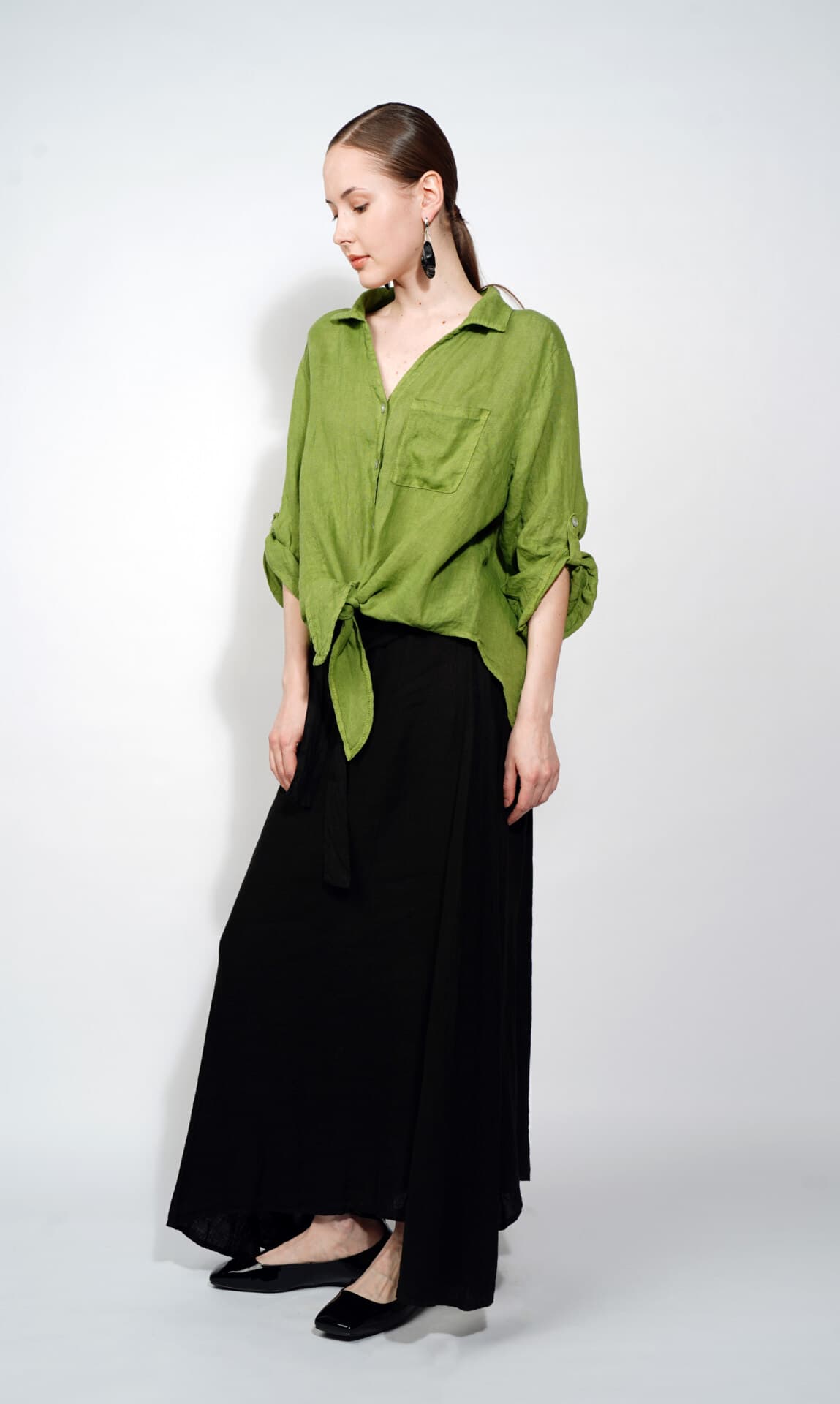 льняная юбка