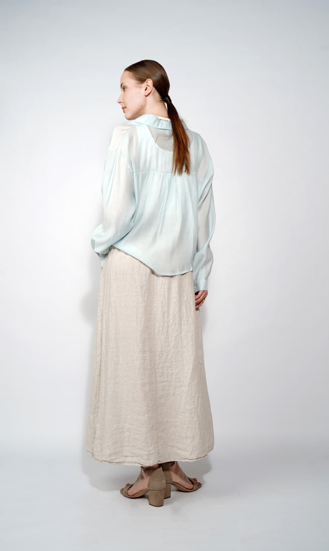 льняная юбка