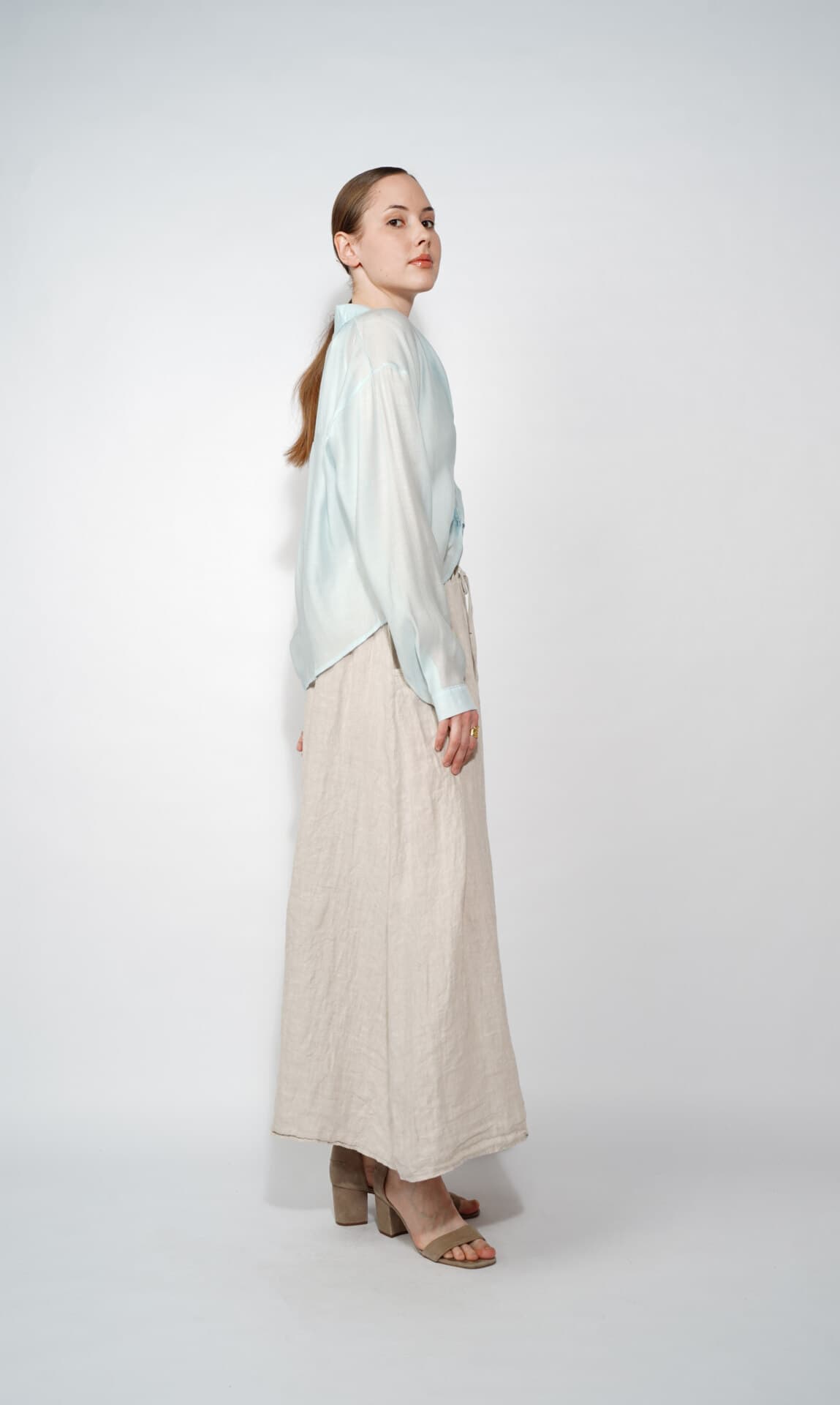 льняная юбка