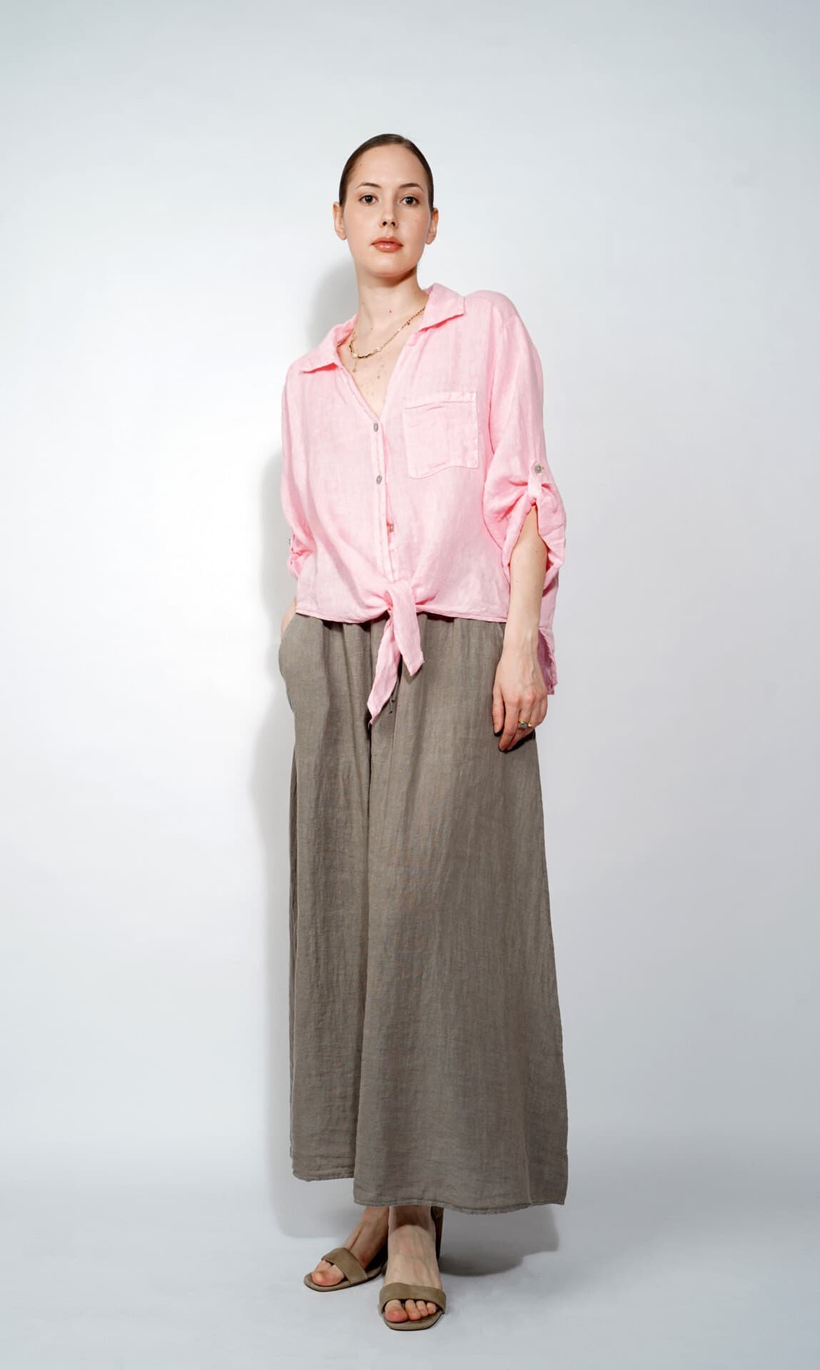 льняная юбка