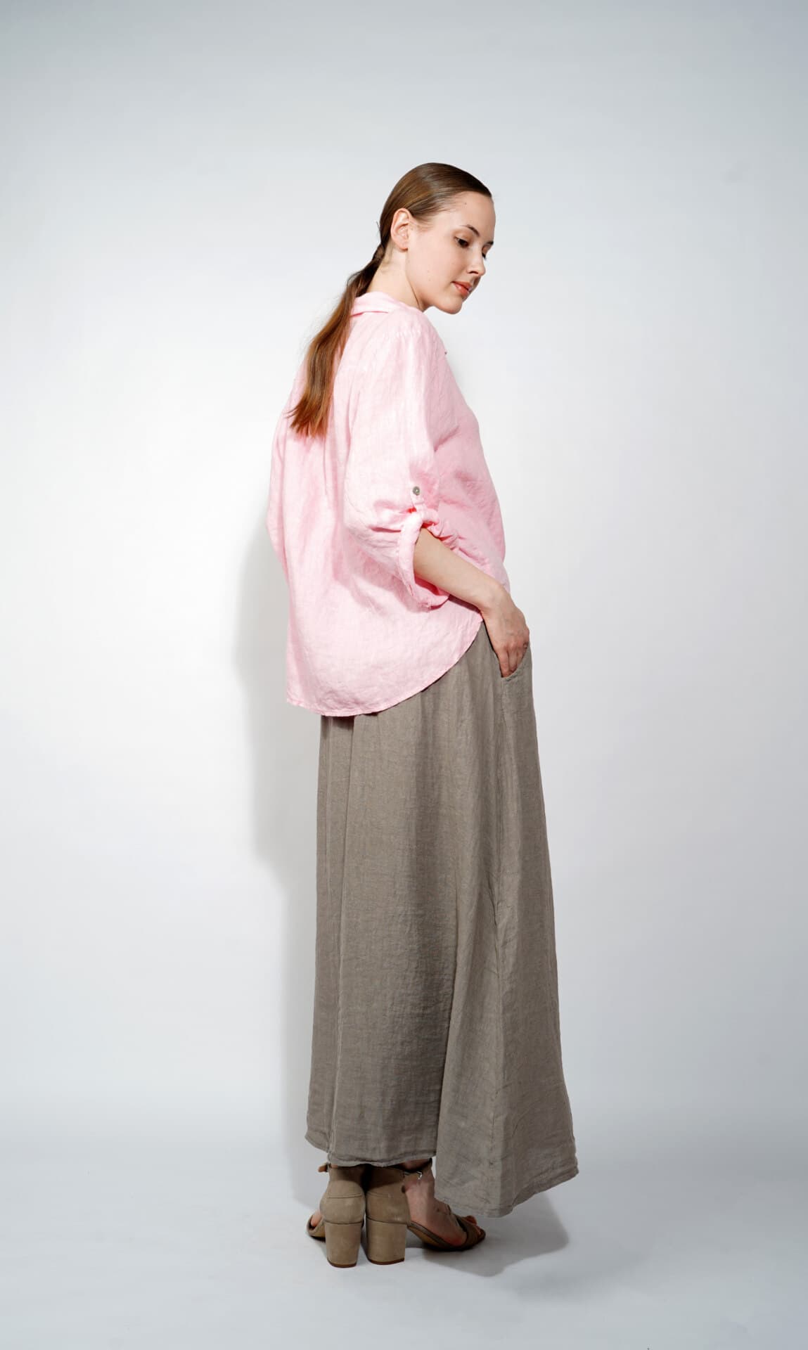 льняная юбка