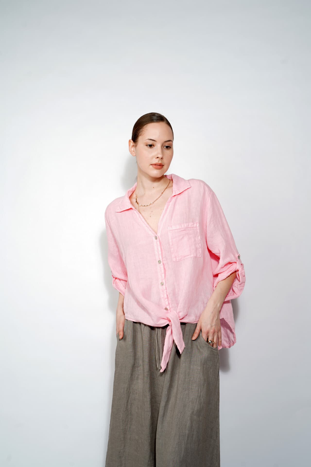 льняная юбка