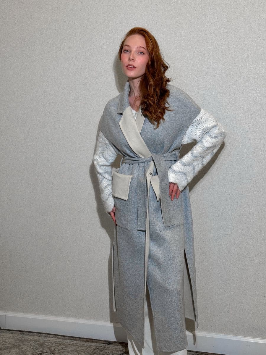 двусторонний жилет макси