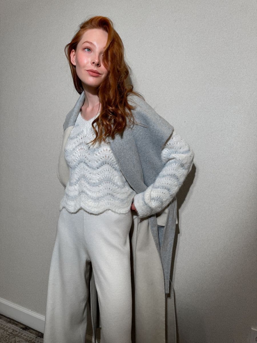 двусторонний жилет макси