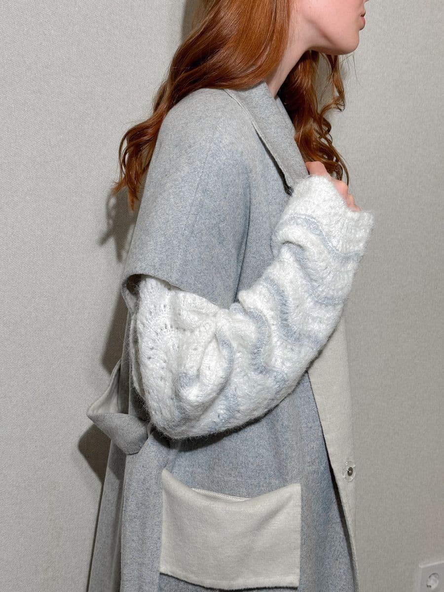 двусторонний жилет макси