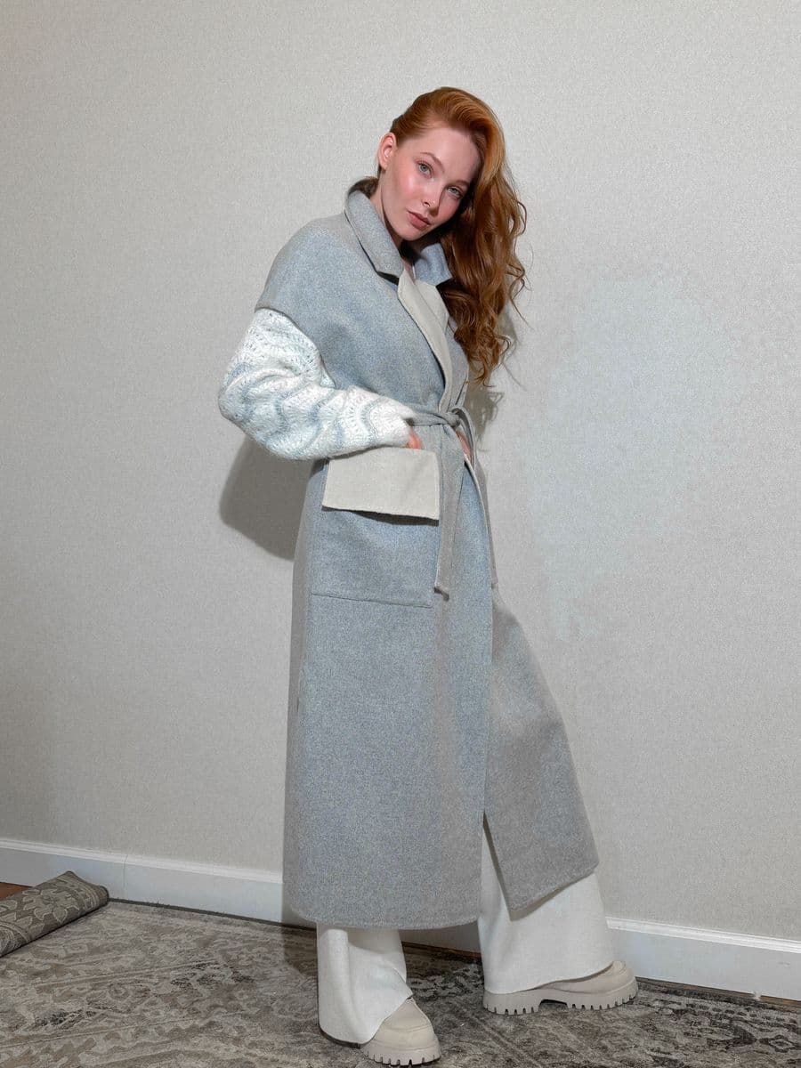 двусторонний жилет макси