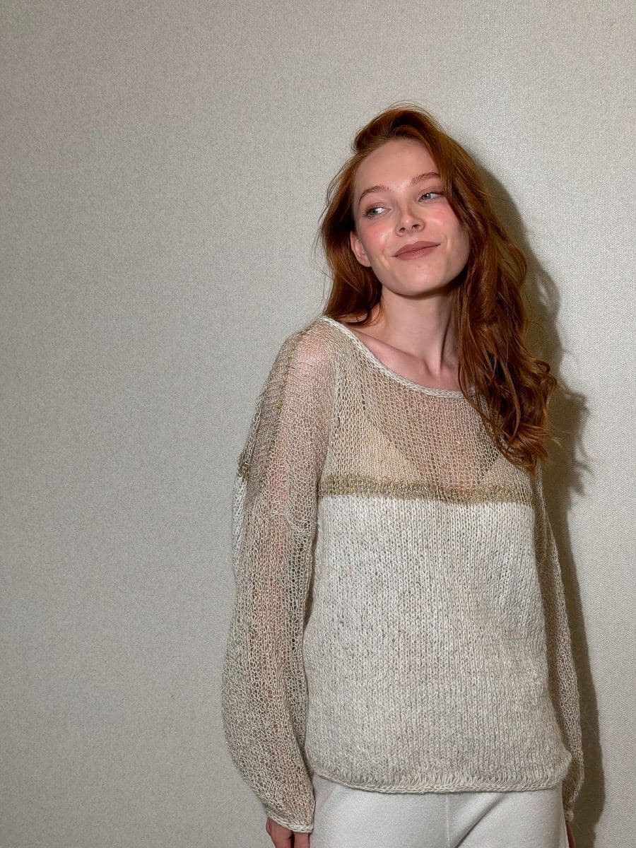 джемпер ручной работы из кашемира