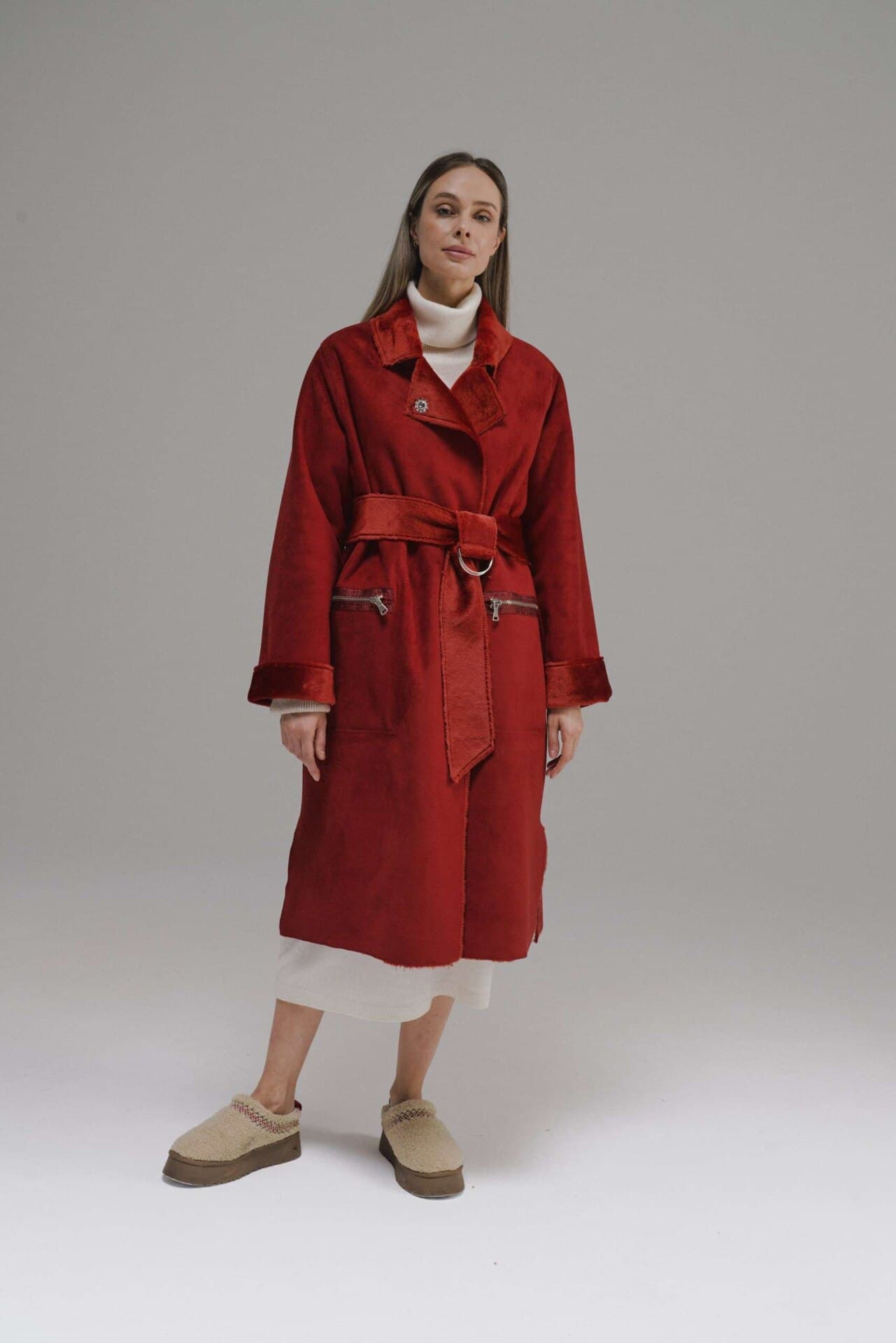 двусторонняя дубленка