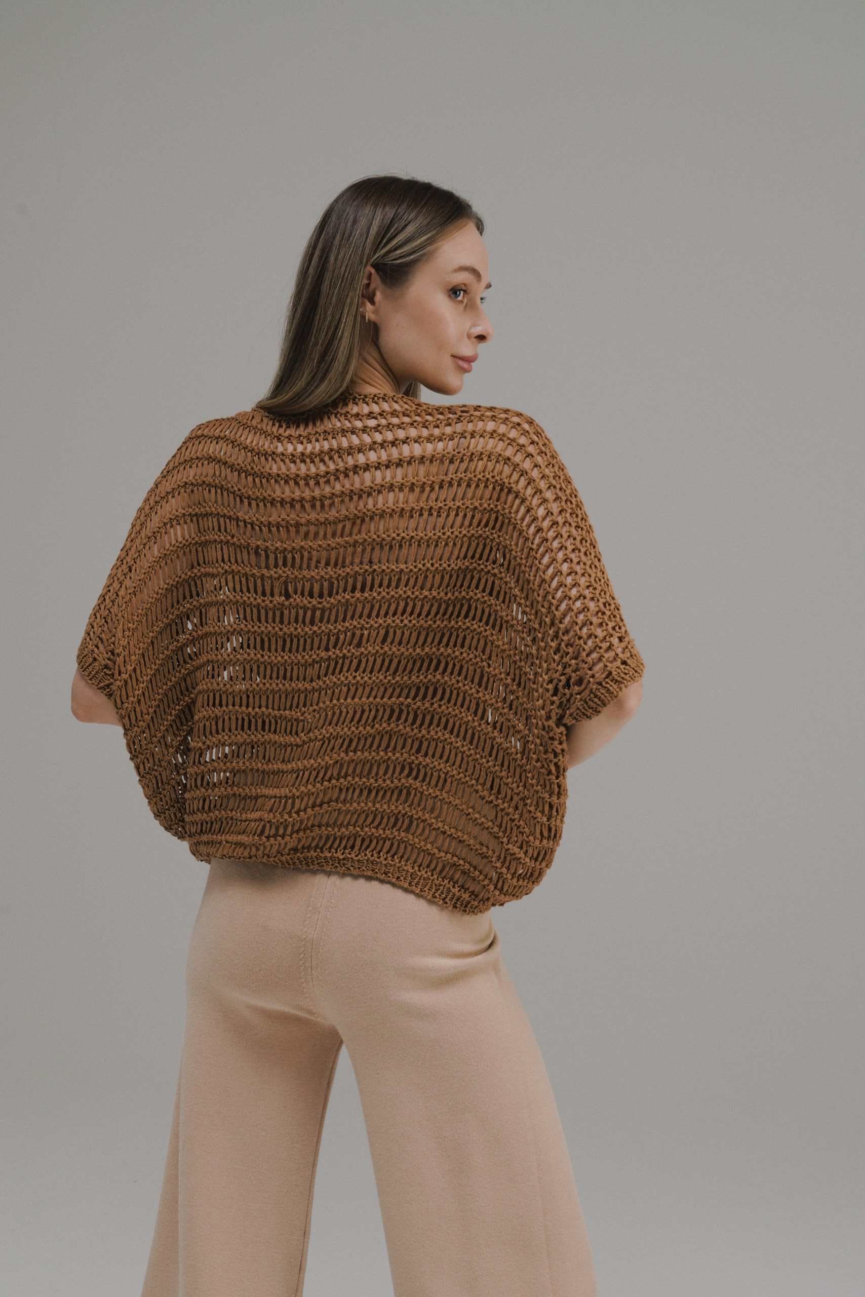 сетчатый джемпер