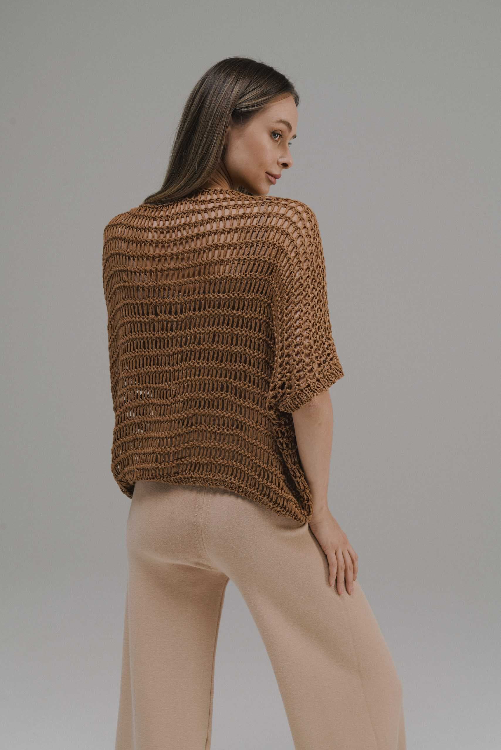 сетчатый джемпер