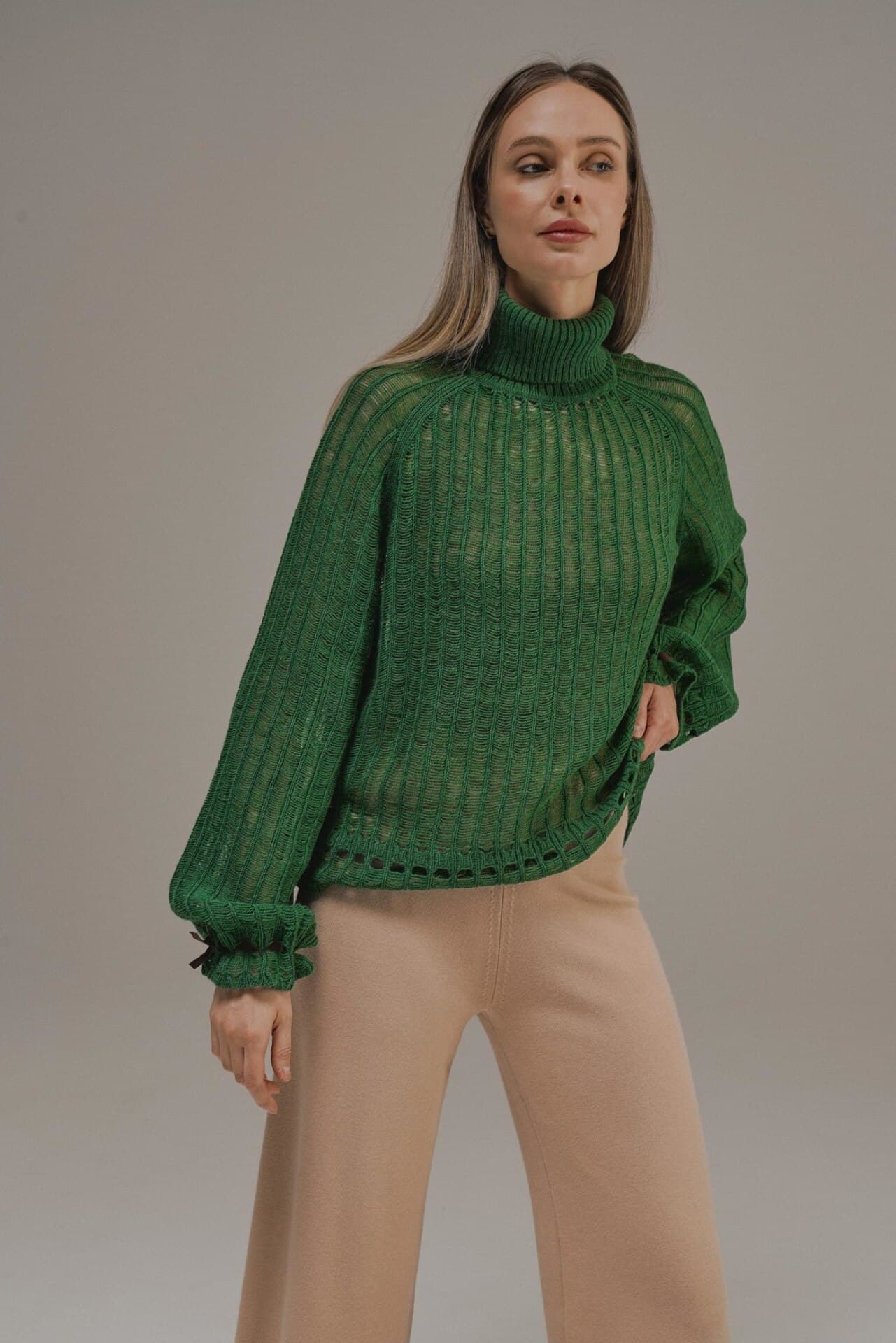 ажурный свитер