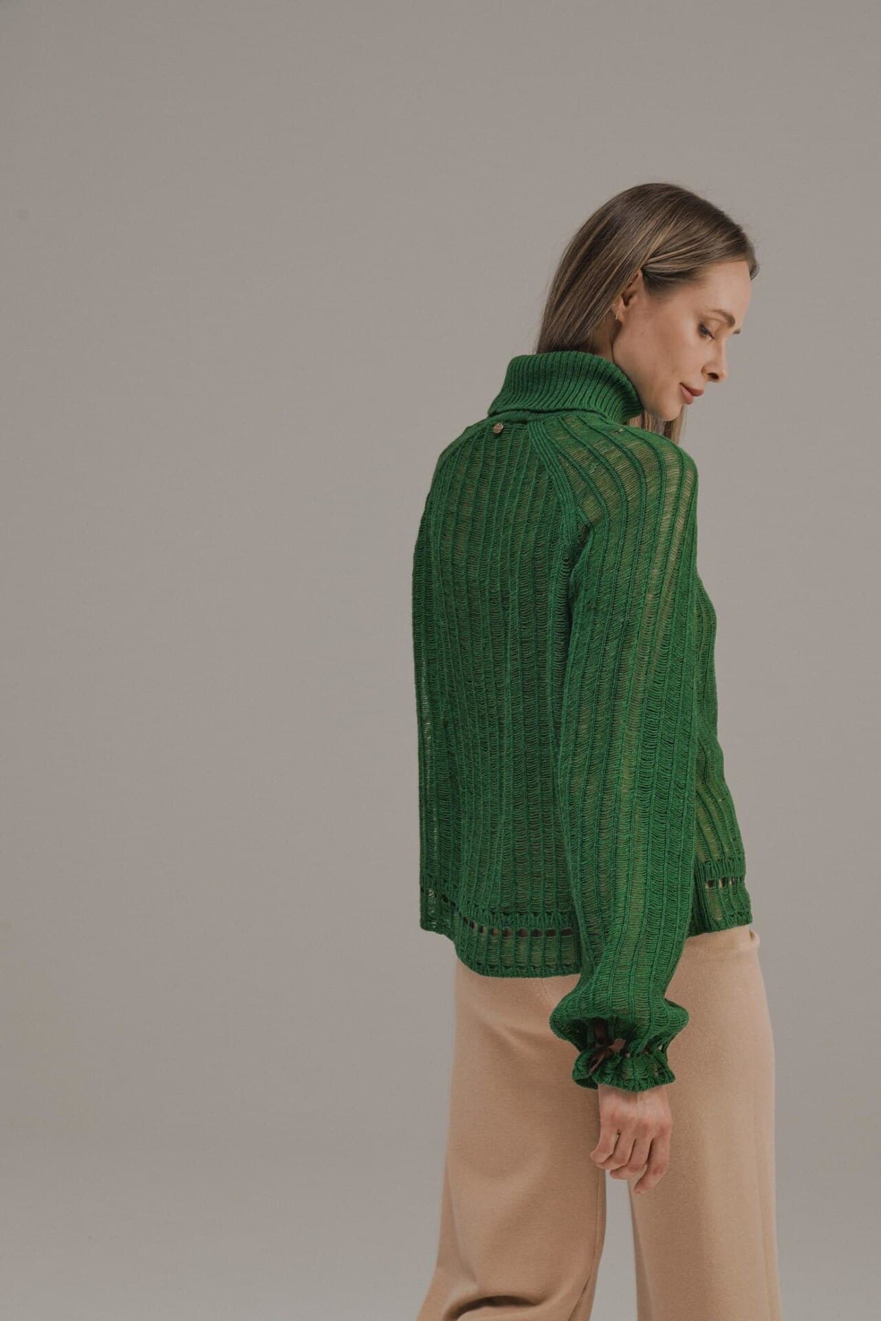 ажурный свитер