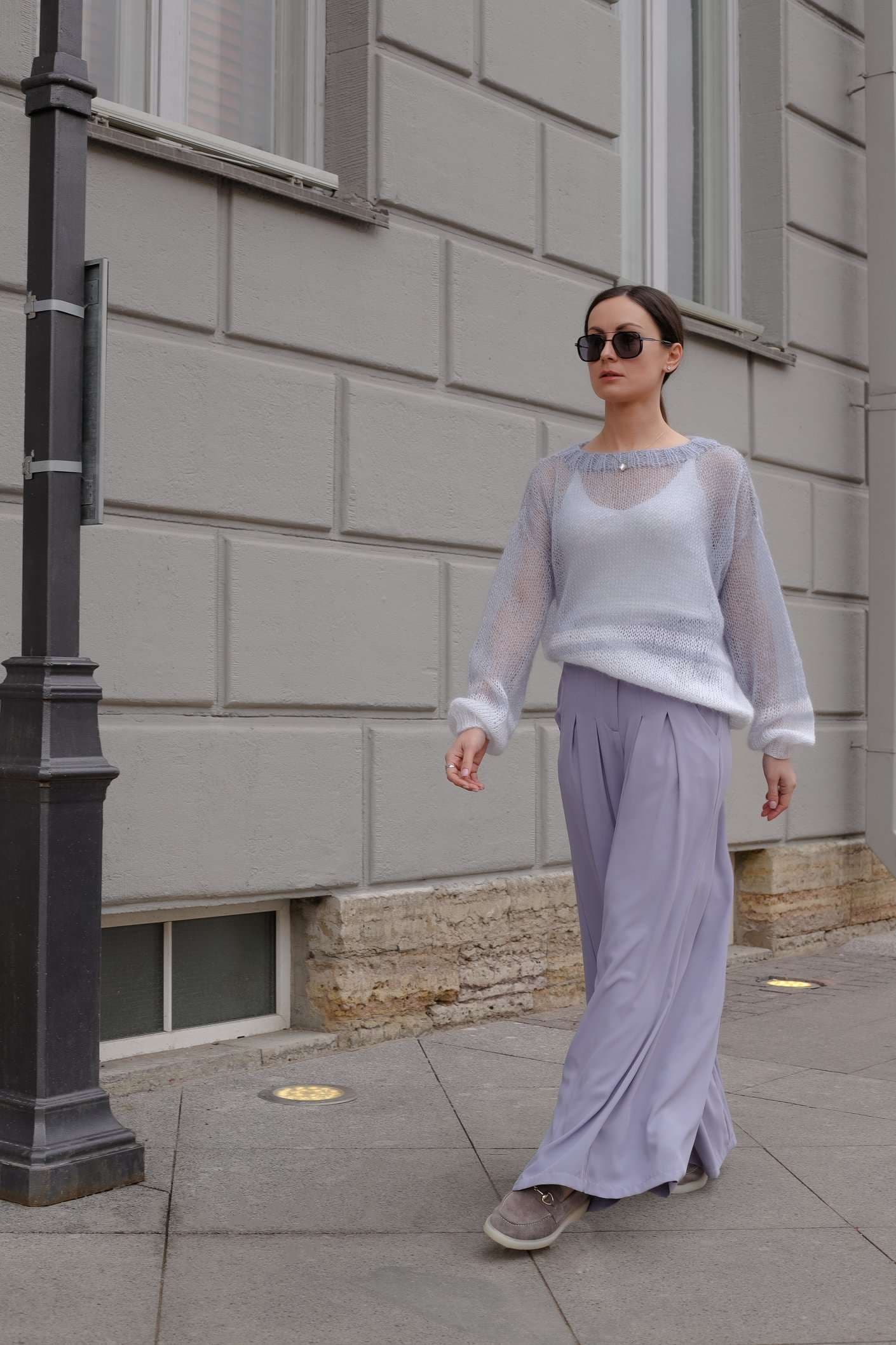 брюки палаццо