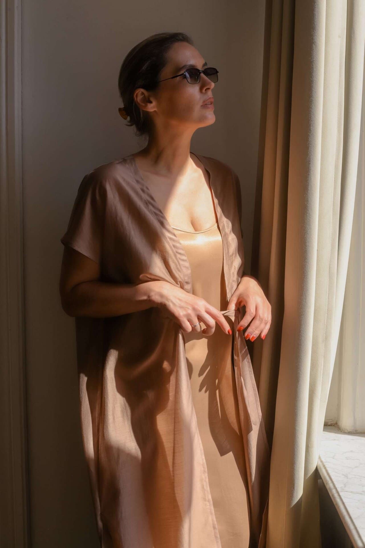 кардиган-накидка