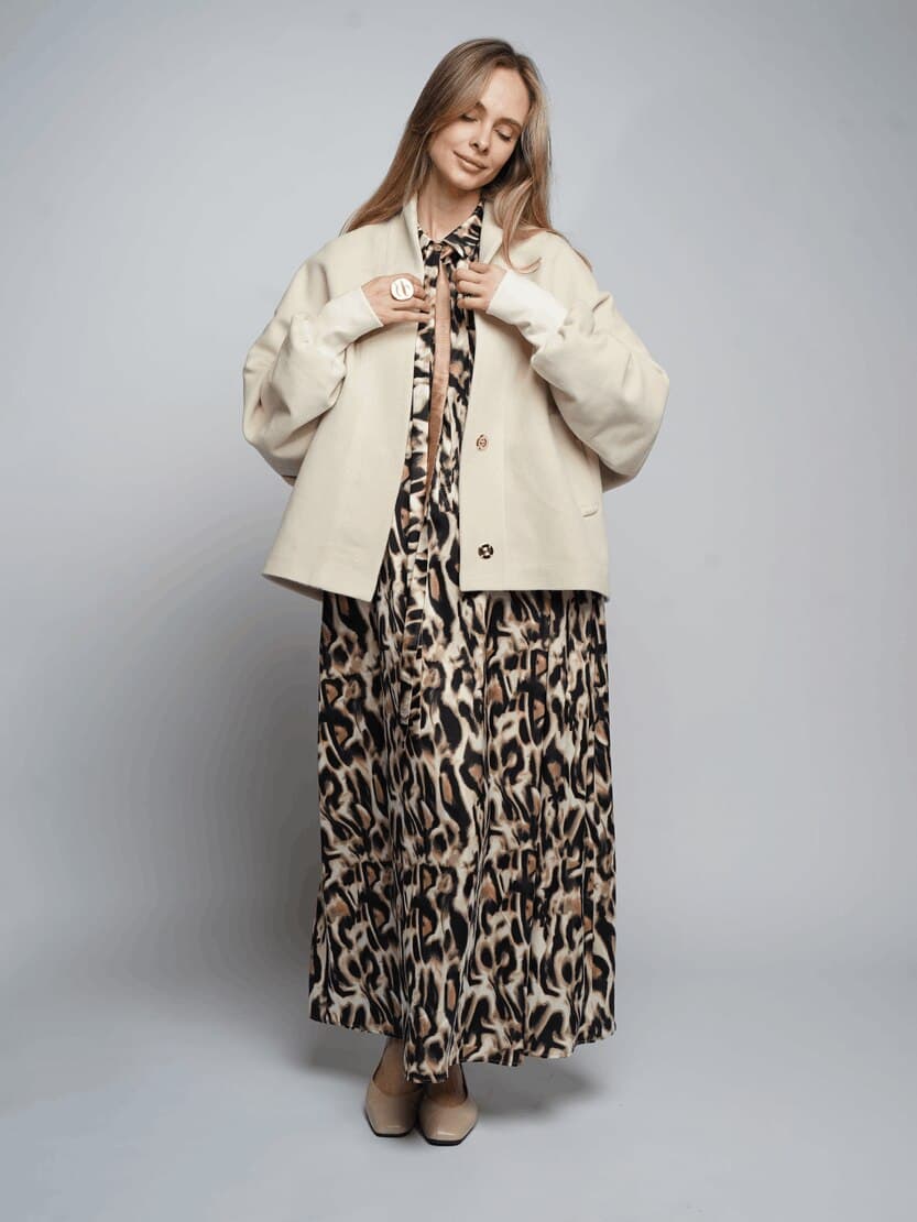 кашемировое полупальто