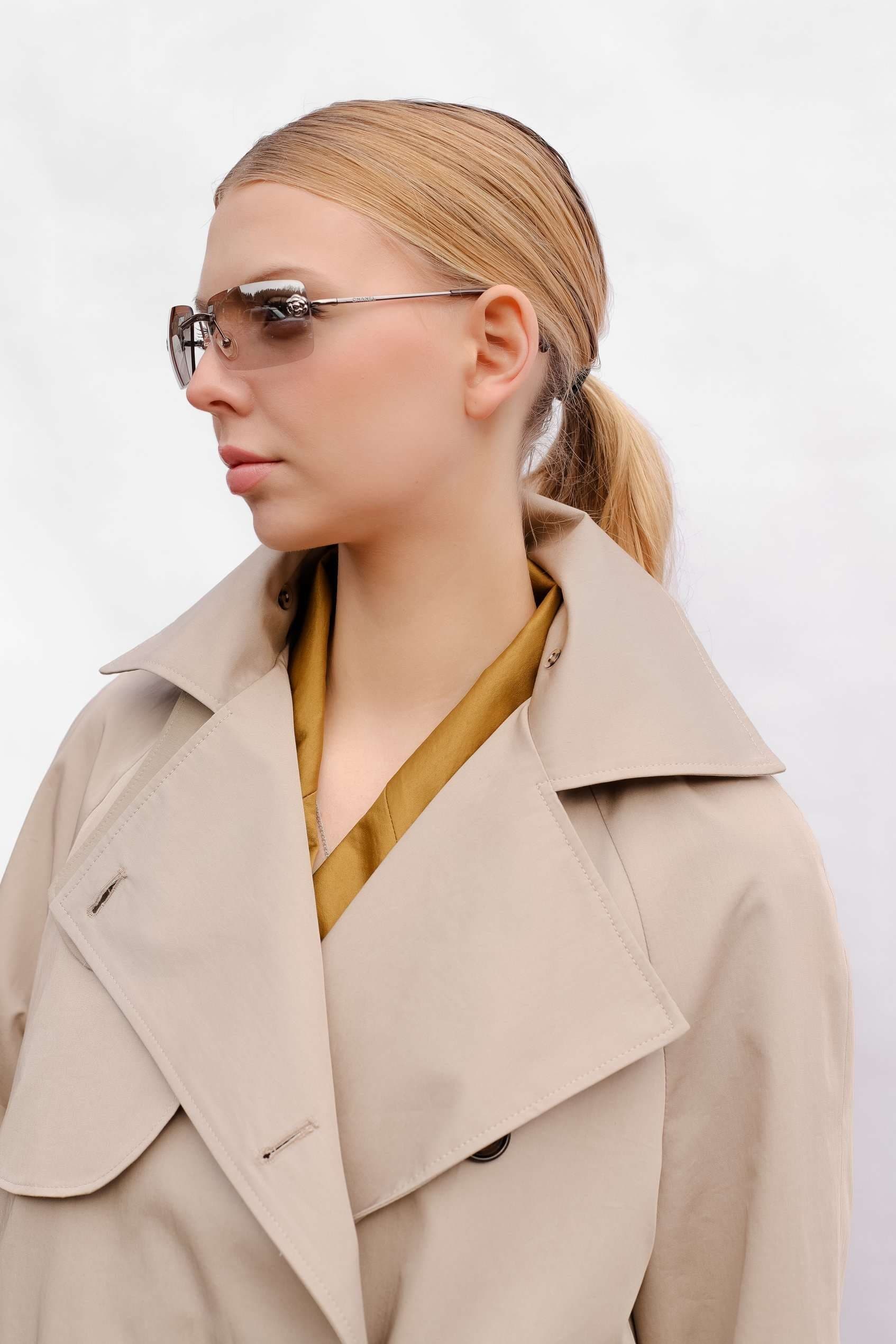 классический двубортный тренч