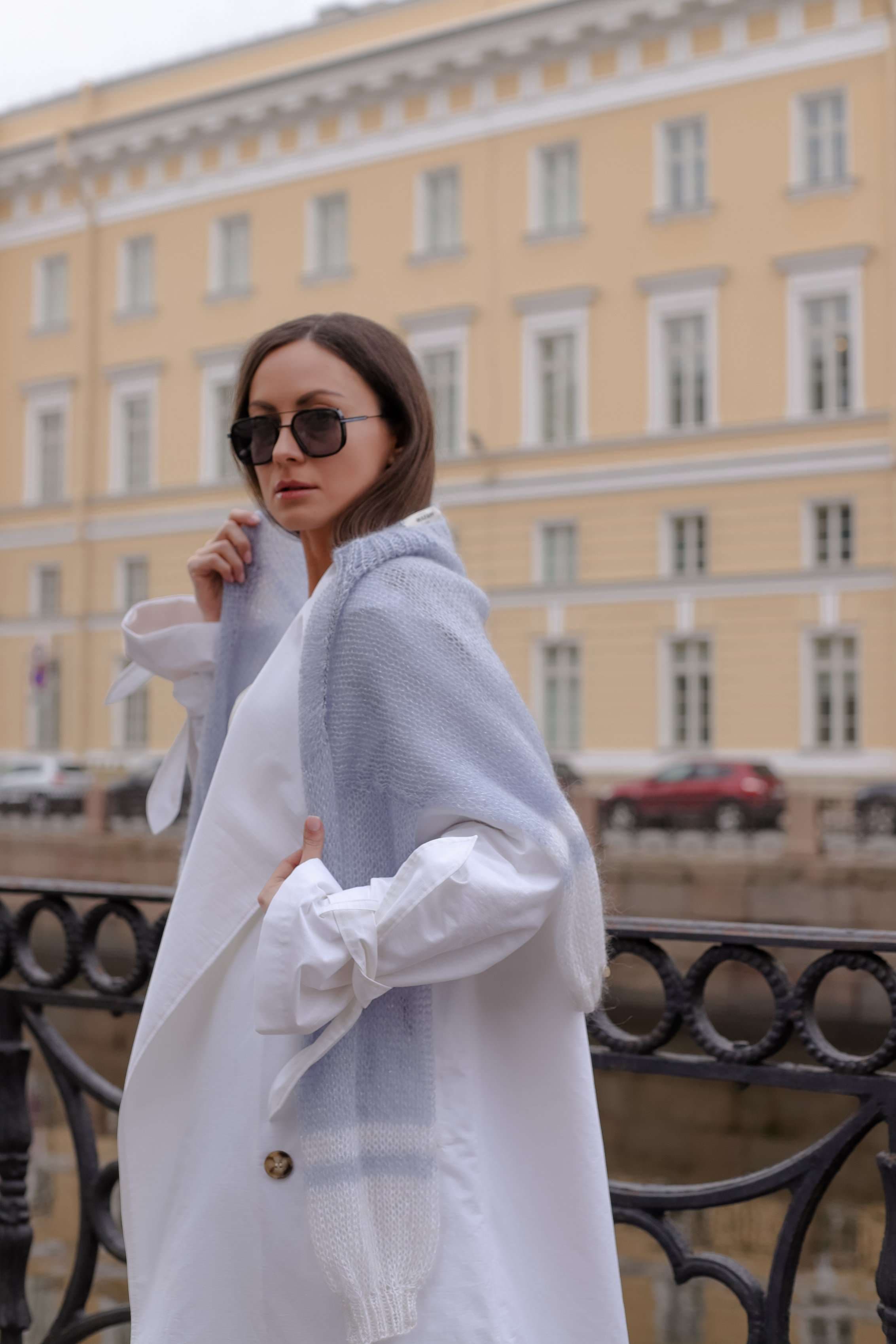 классический двубортный тренч