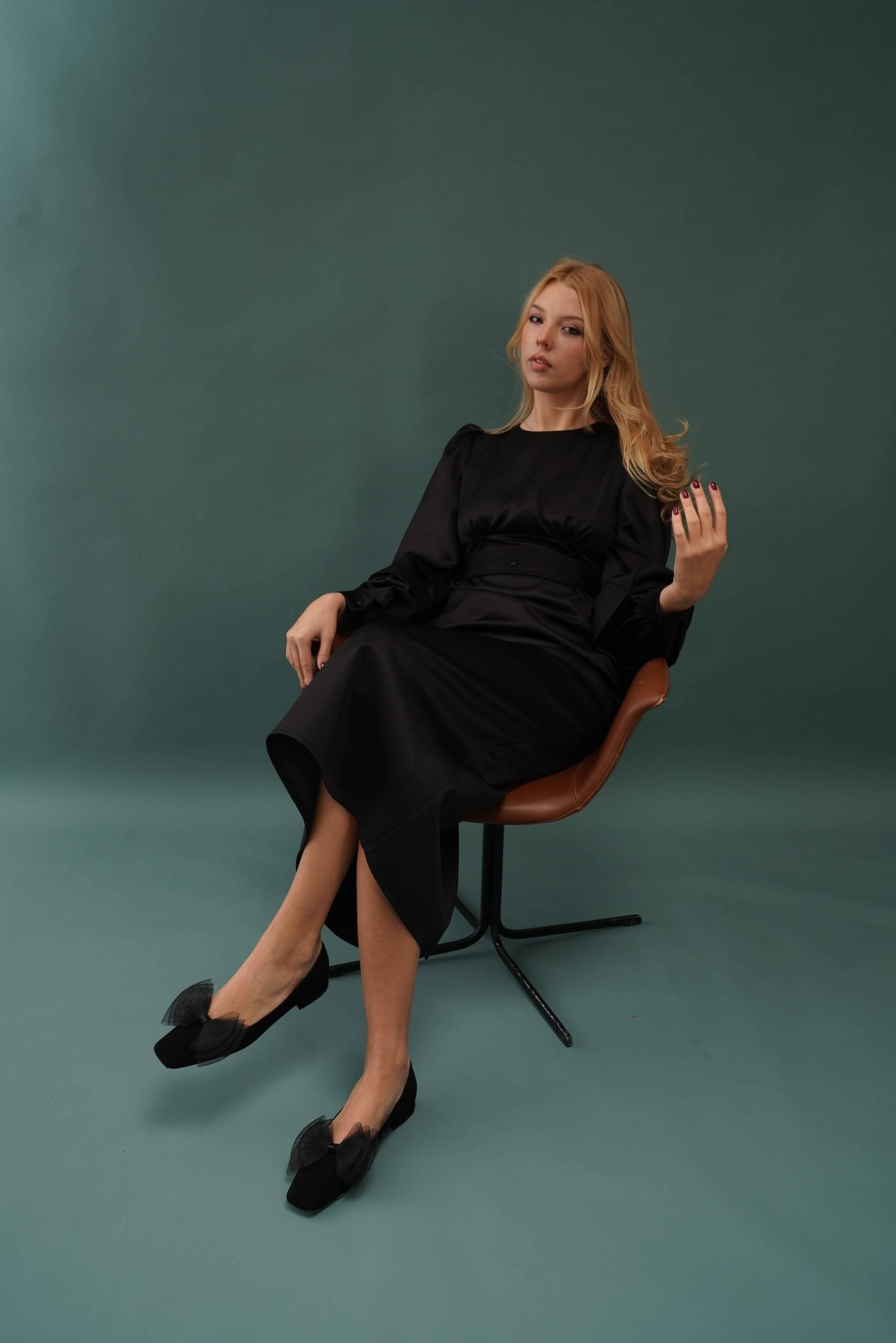 элегантное вечернее платье