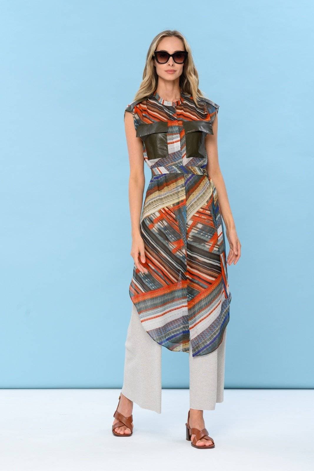 туника из нежного шифона